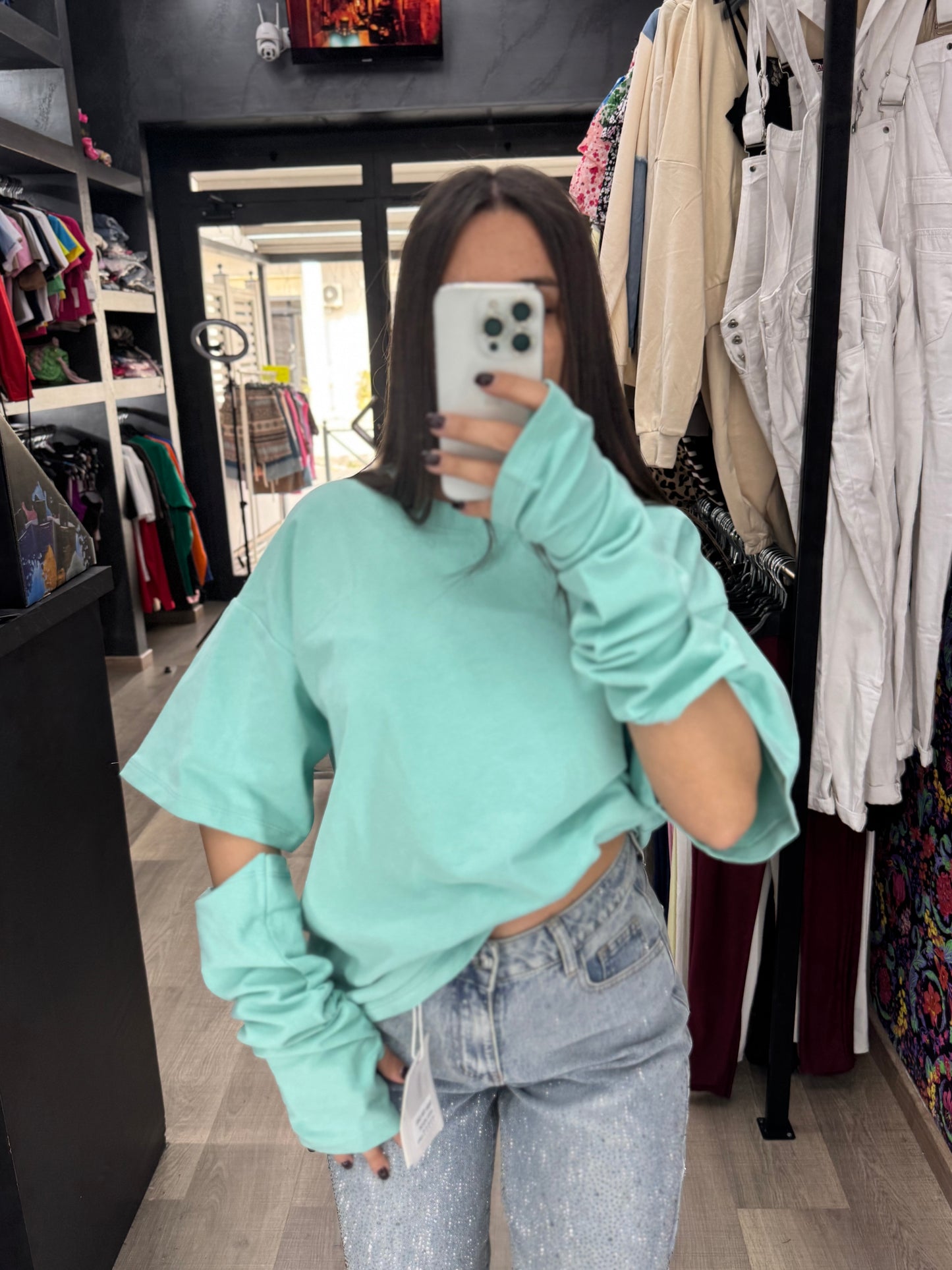 Maxi maglia manicotti 220