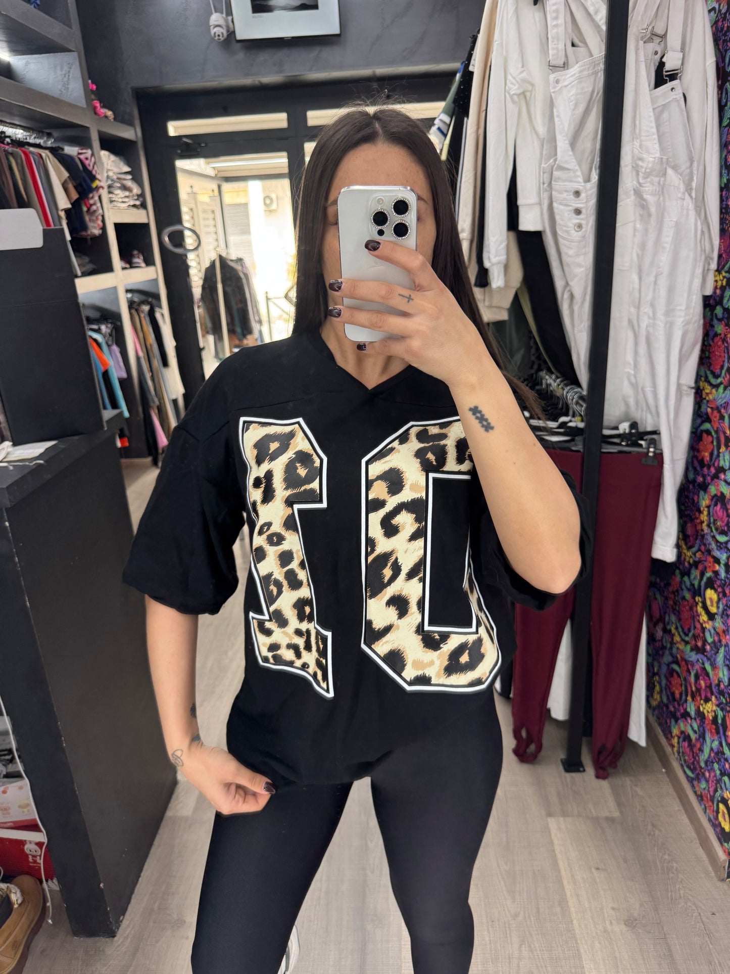 Maxi maglia leopard 141