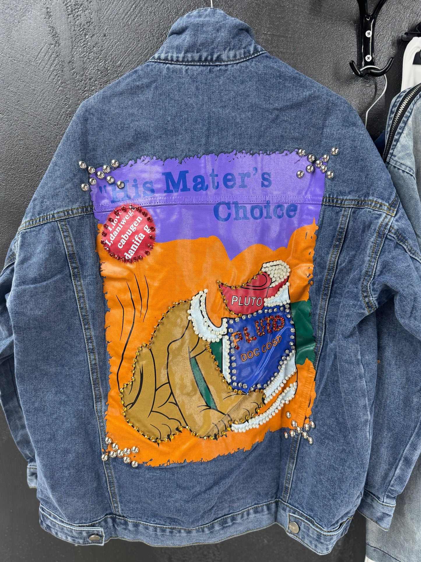 Giacchetto denim pluto