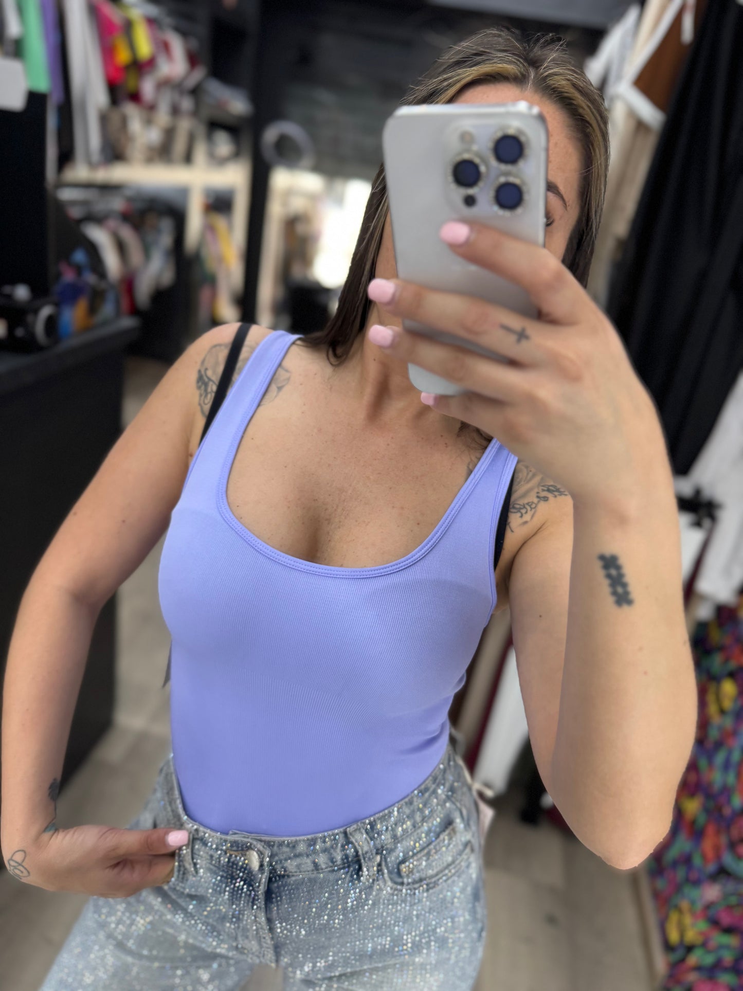 Body contenitivo a costine 386