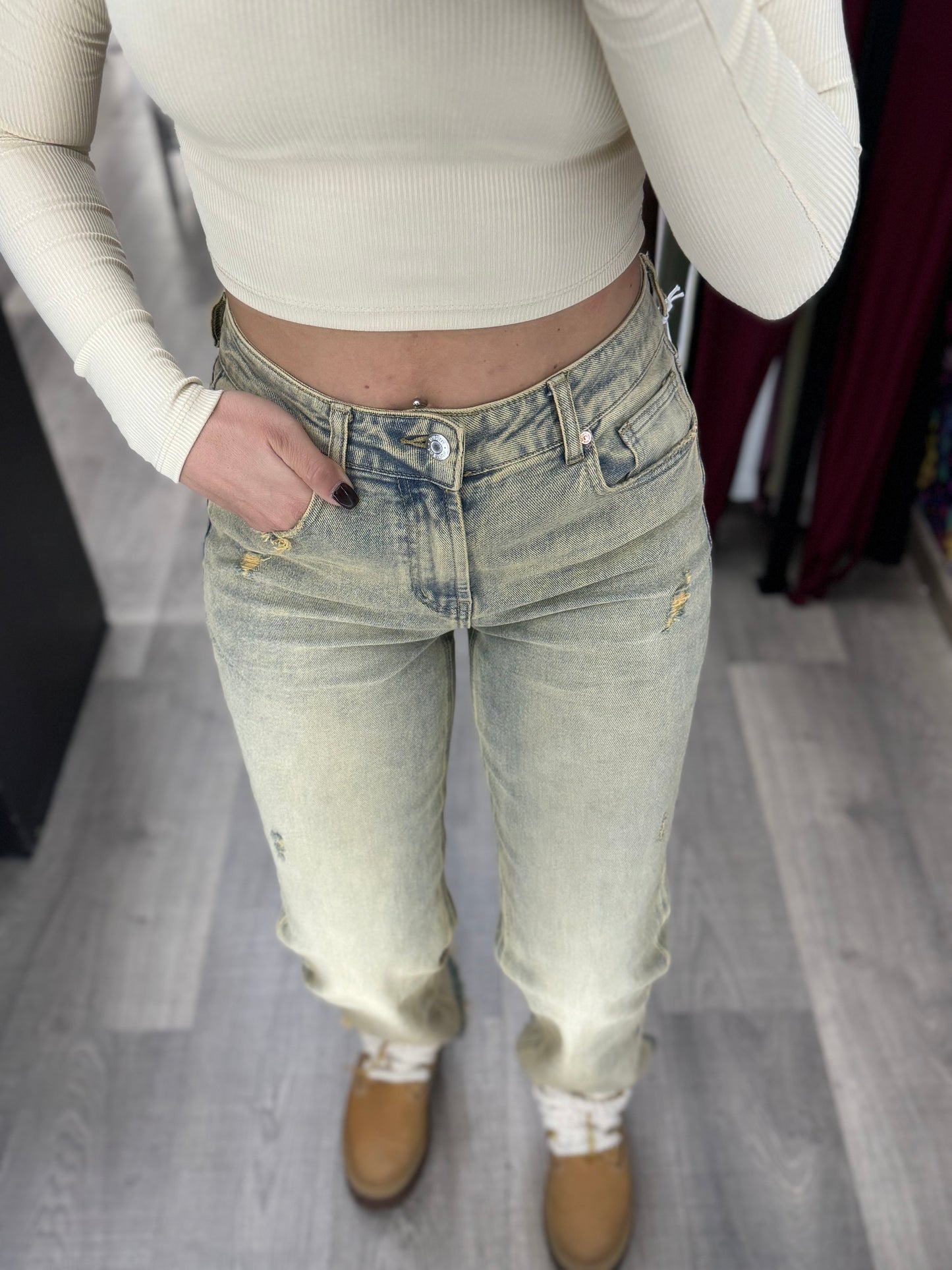 Jeans lavaggio slavato 131