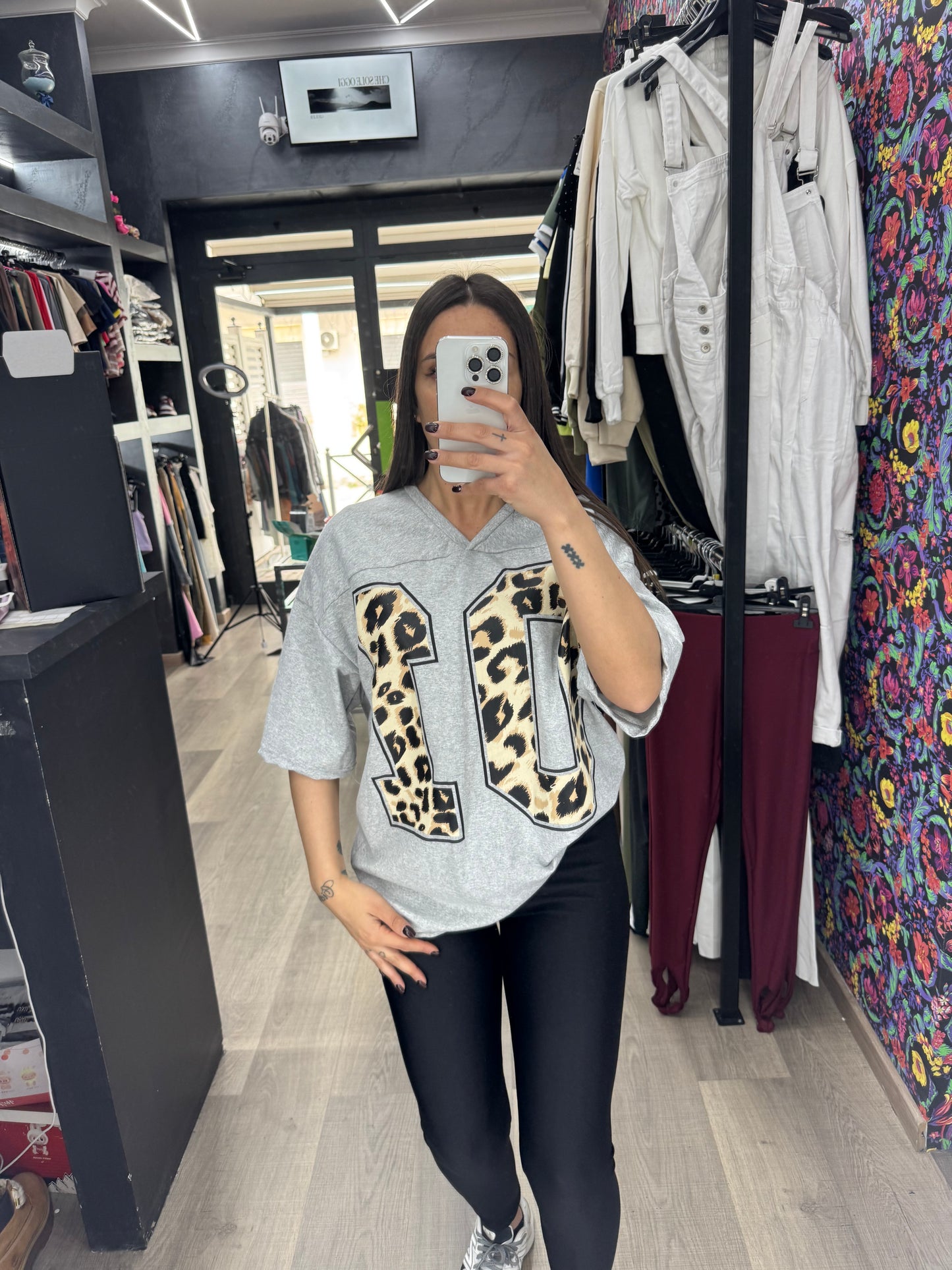 Maxi maglia leopard 141