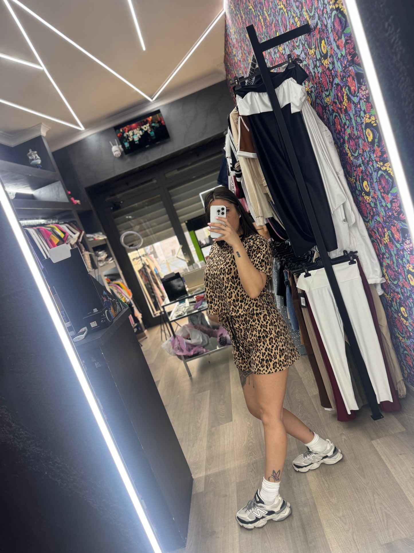 Coordinato diamond leopard 351