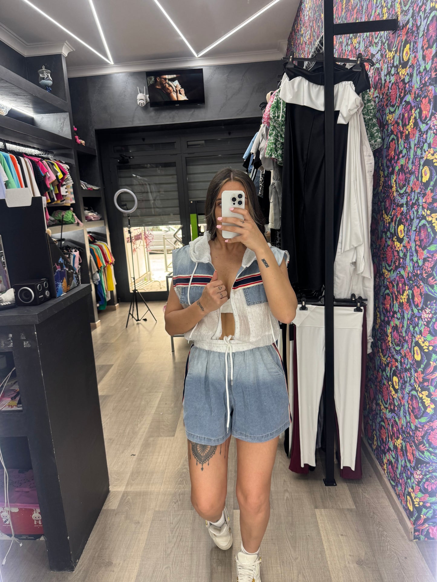 Coordinato velato diamond 321