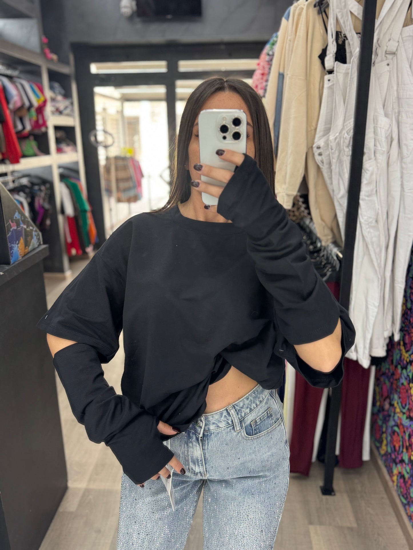 Maxi maglia manicotti 220
