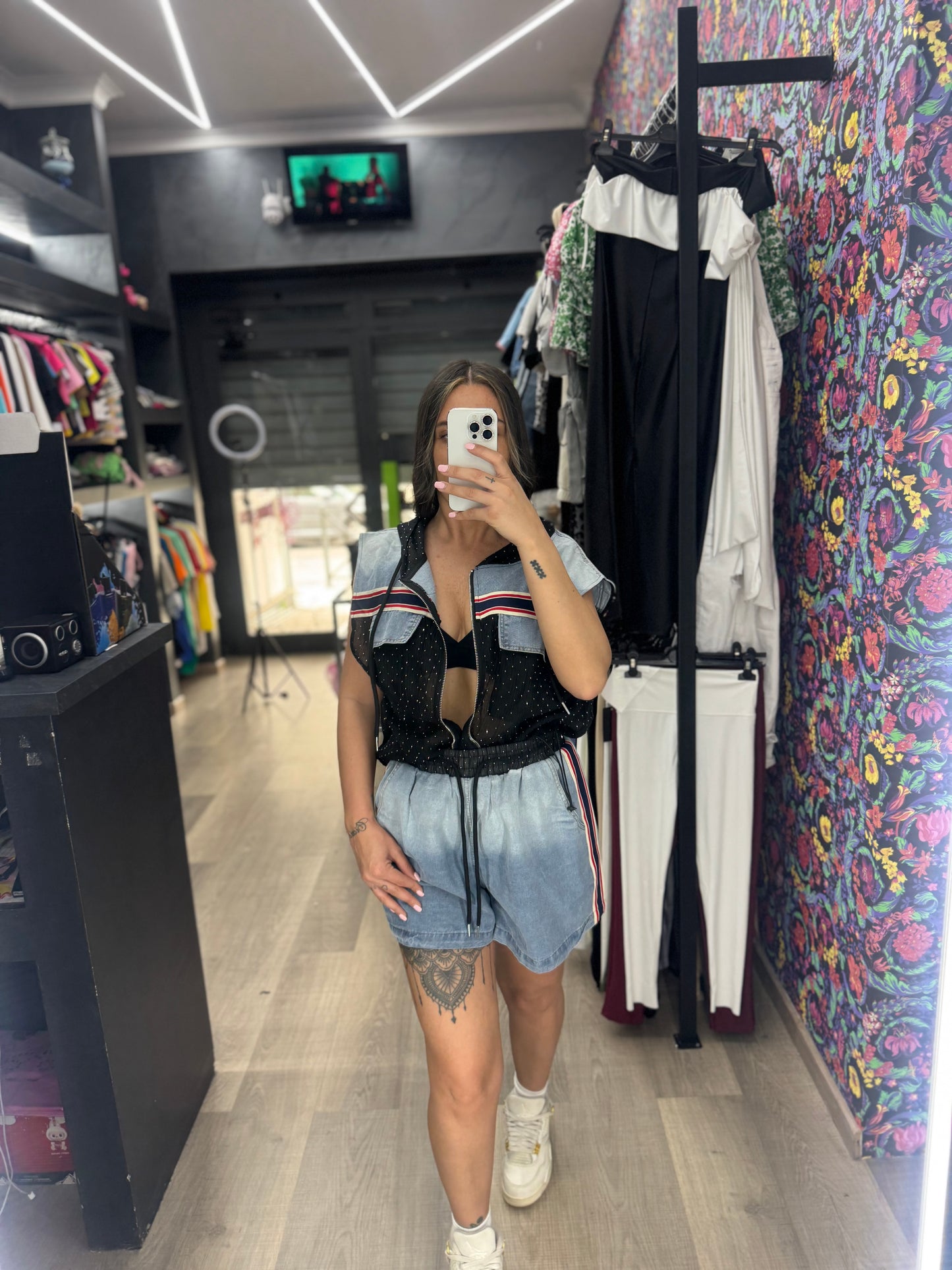 Coordinato velato diamond 322