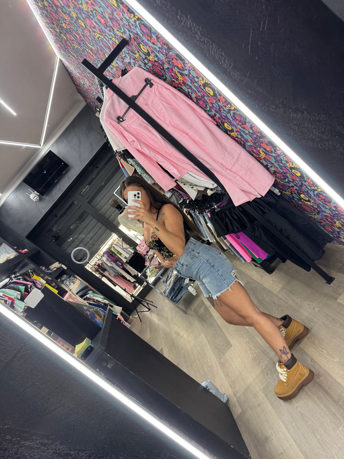 Shorts dettaglio tasca diamond 822