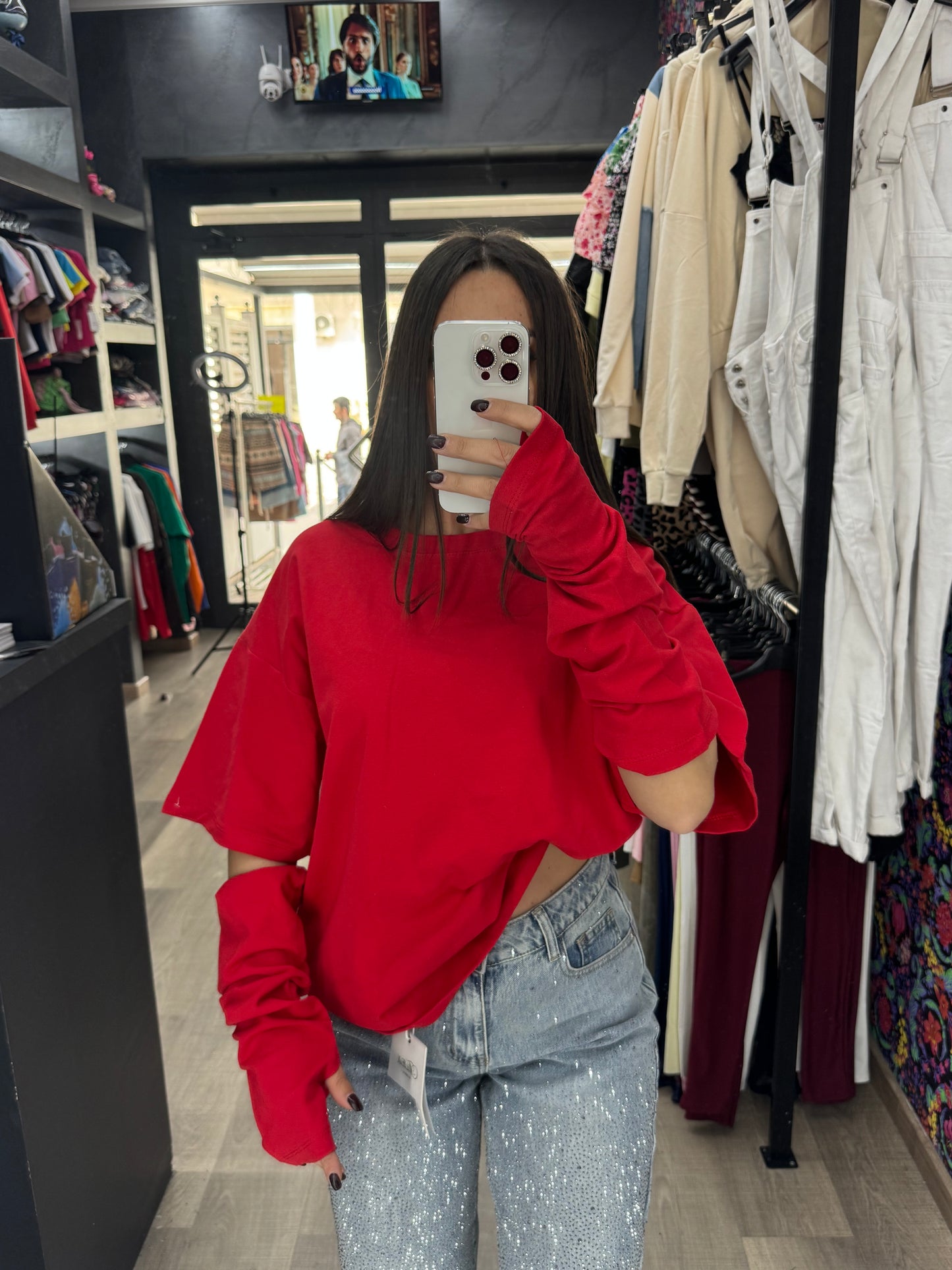 Maxi maglia manicotti 220