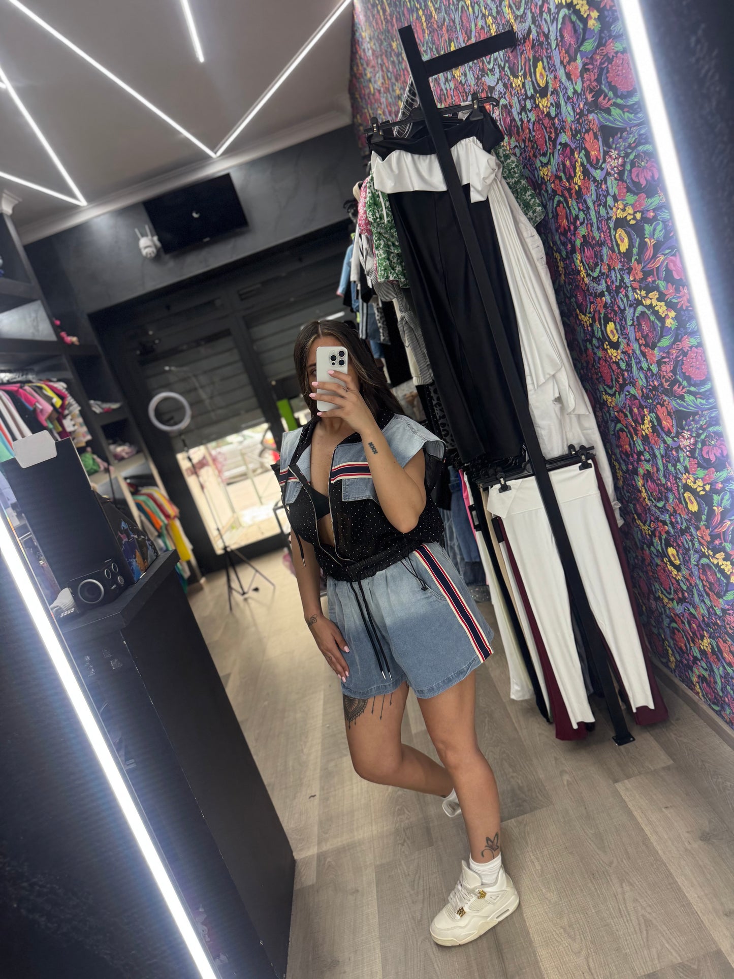 Coordinato velato diamond 322