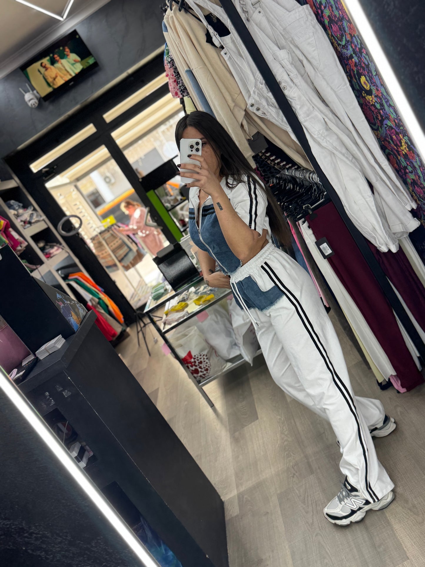 Coordinato vintage bianco. 178