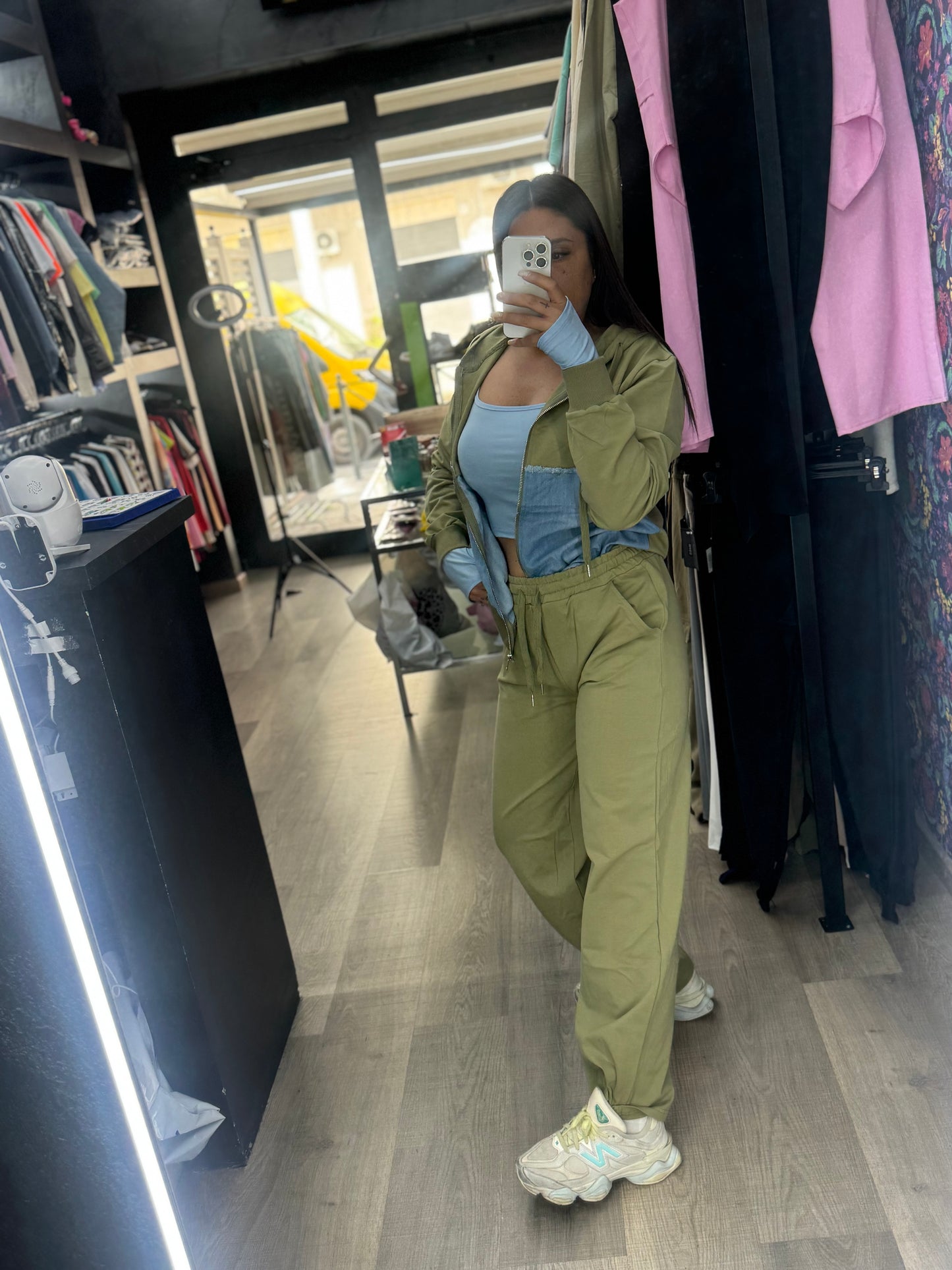 Tuta denim zip 71