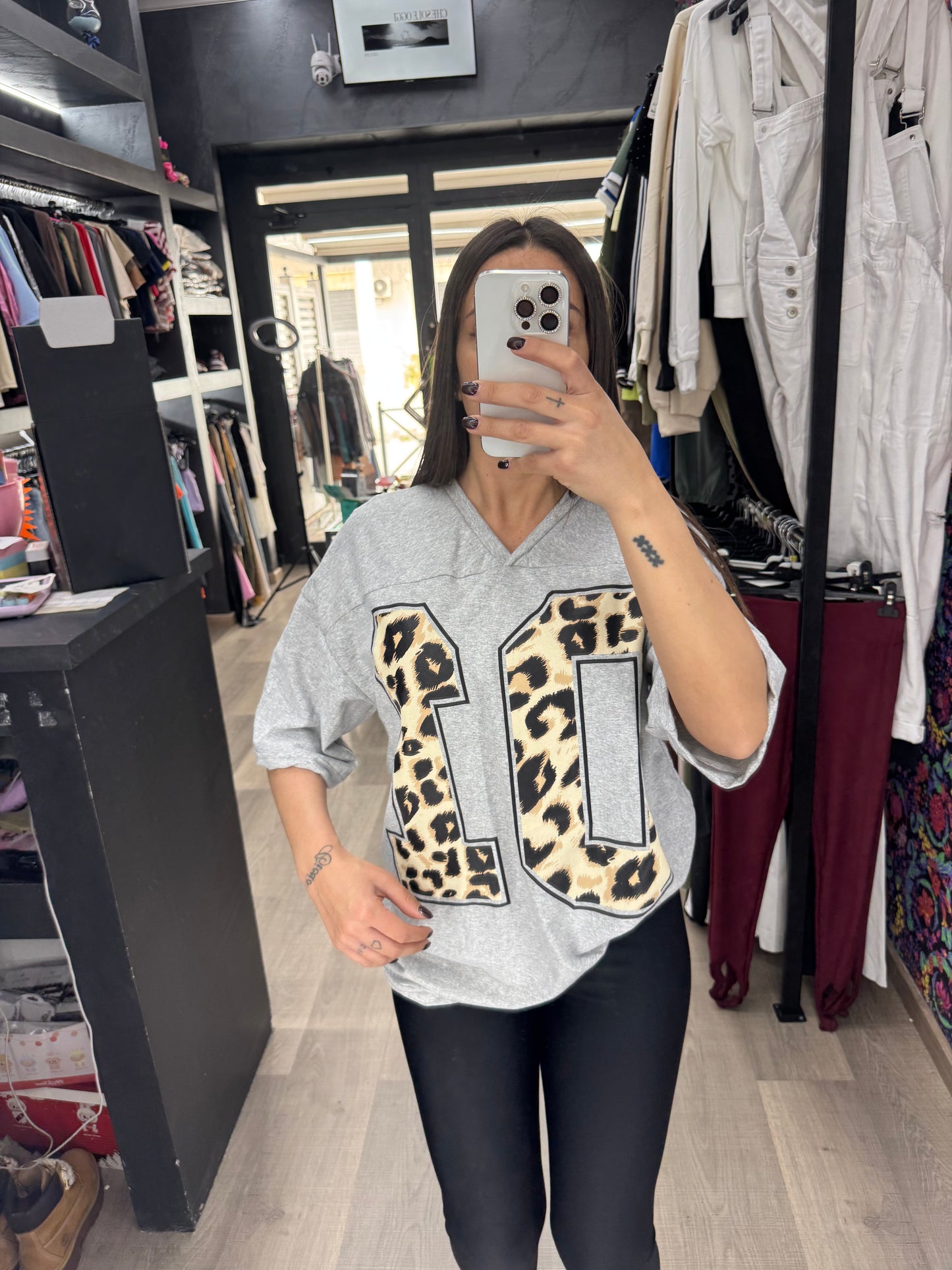 Maxi maglia leopard 141