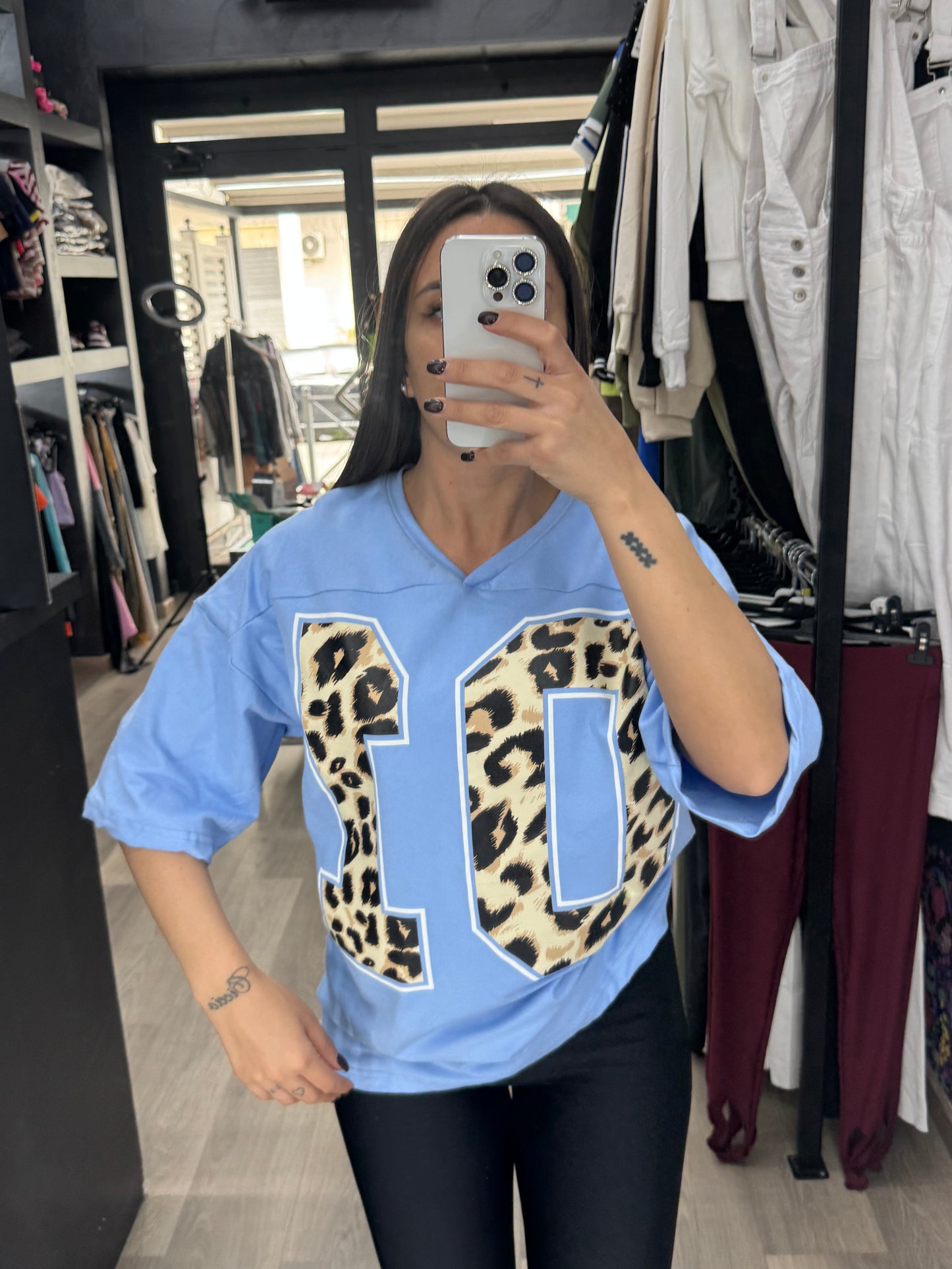 Maxi maglia leopard 141