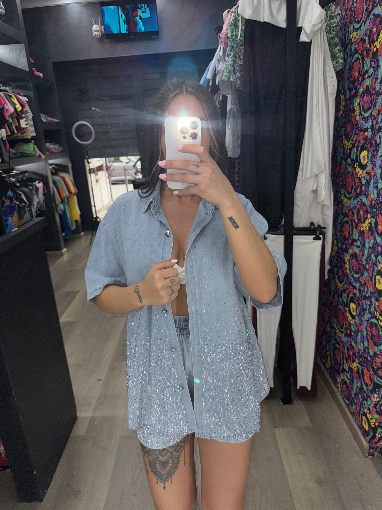 Coordinato brillantinato 303