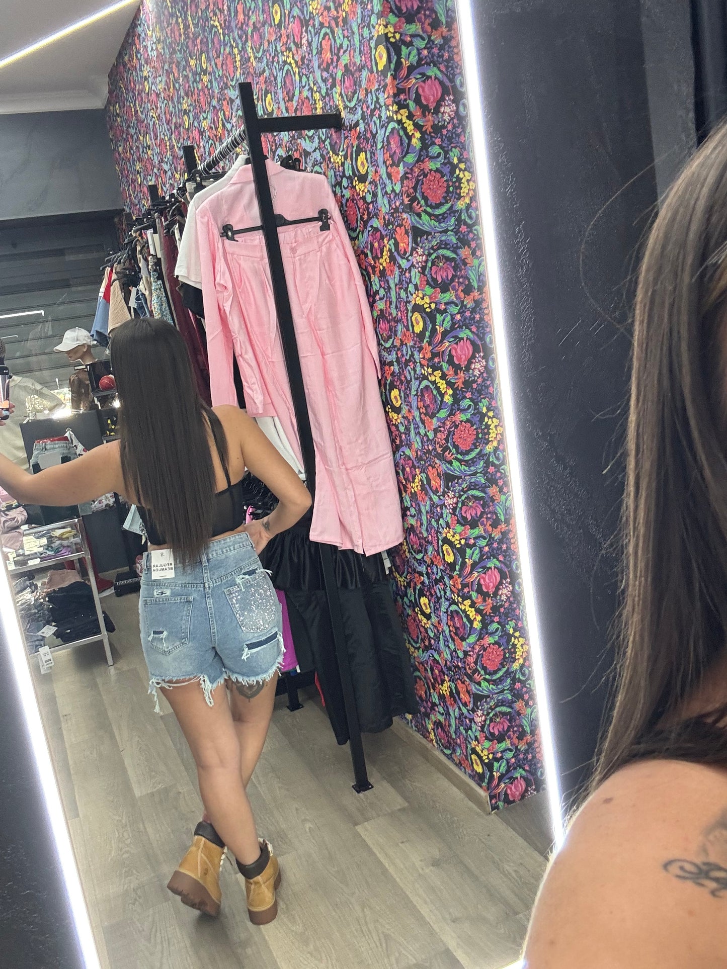 Shorts dettaglio tasca diamond 822