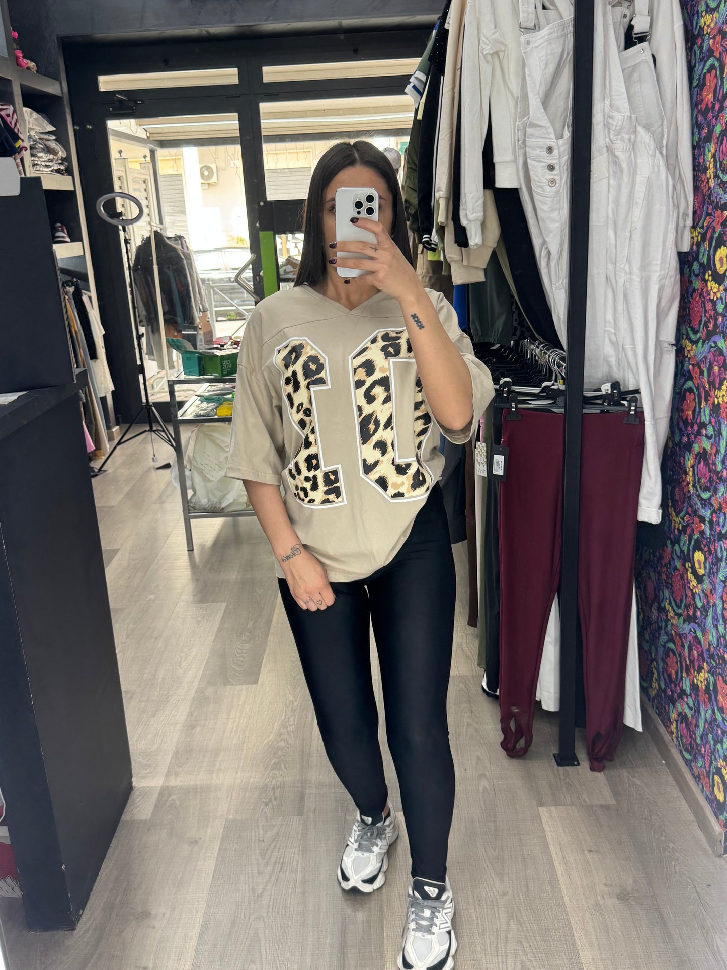Maxi maglia leopard 141