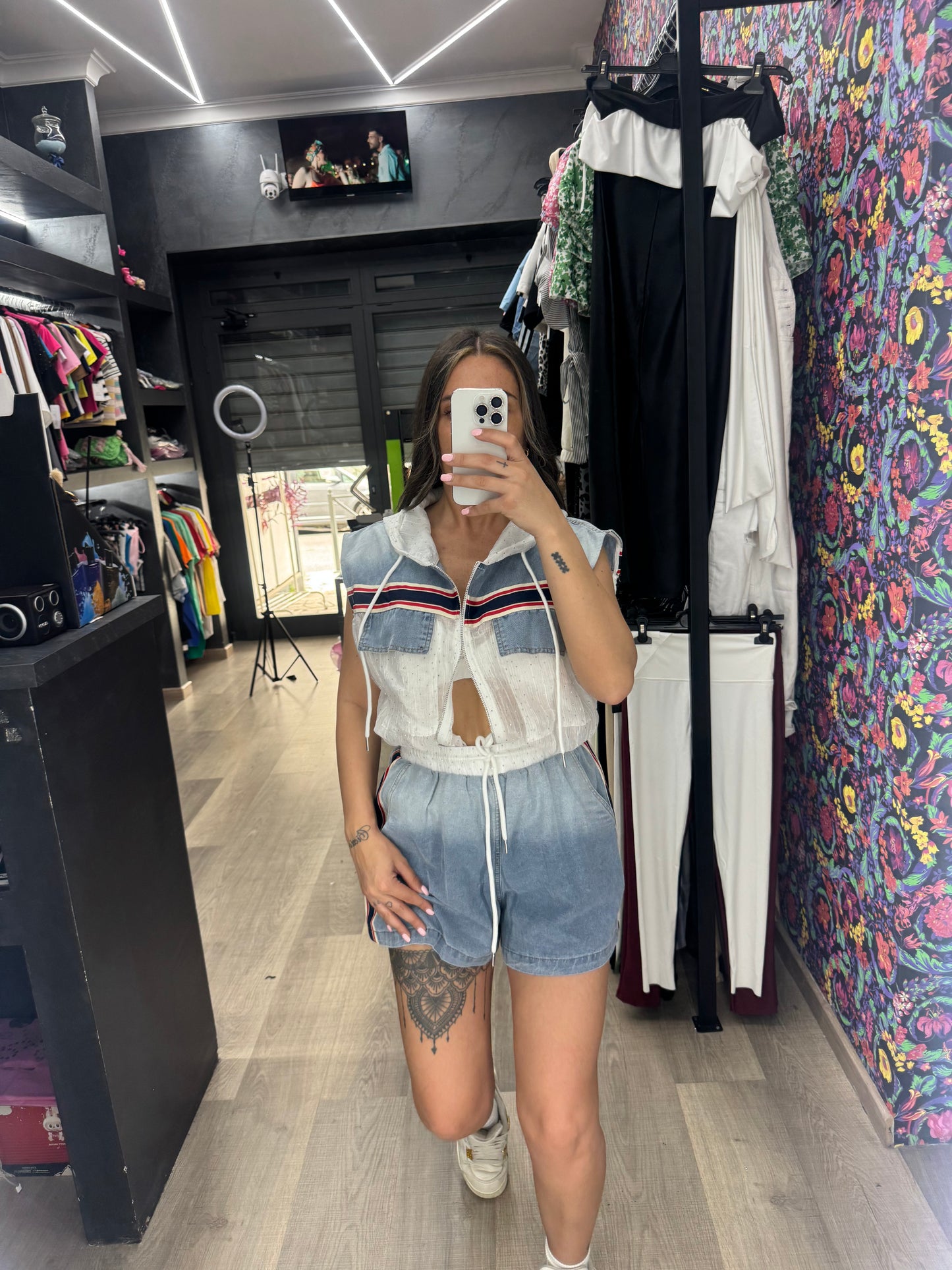 Coordinato velato diamond 321