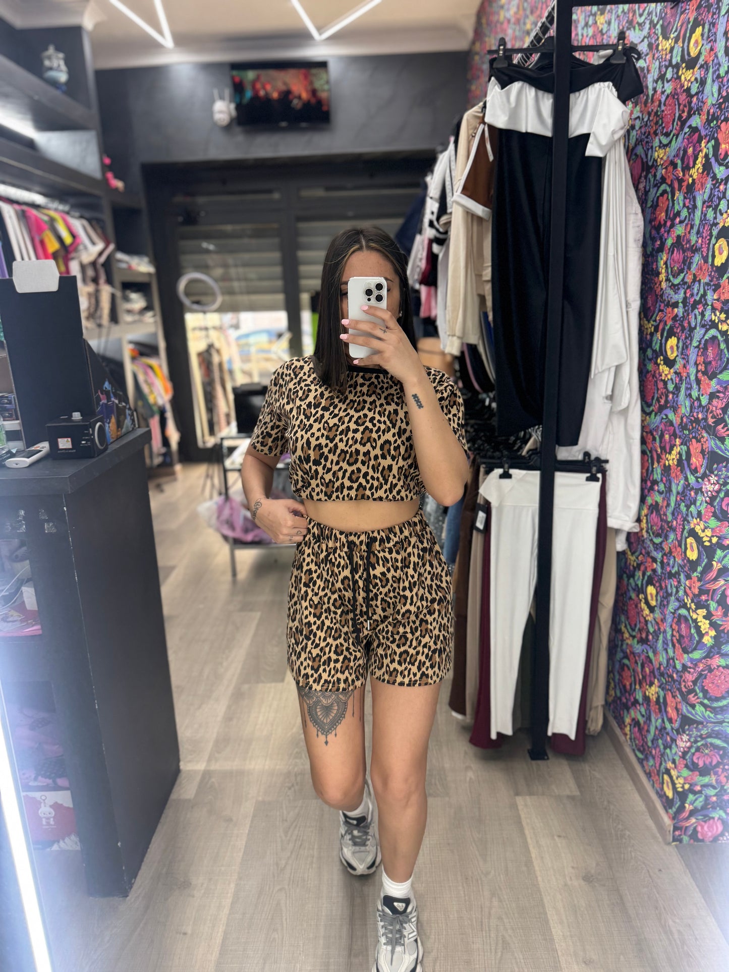 Coordinato diamond leopard 351