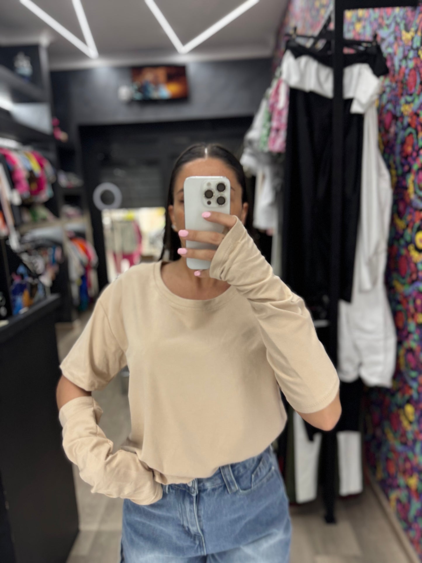 Maxi maglia manicotti 166