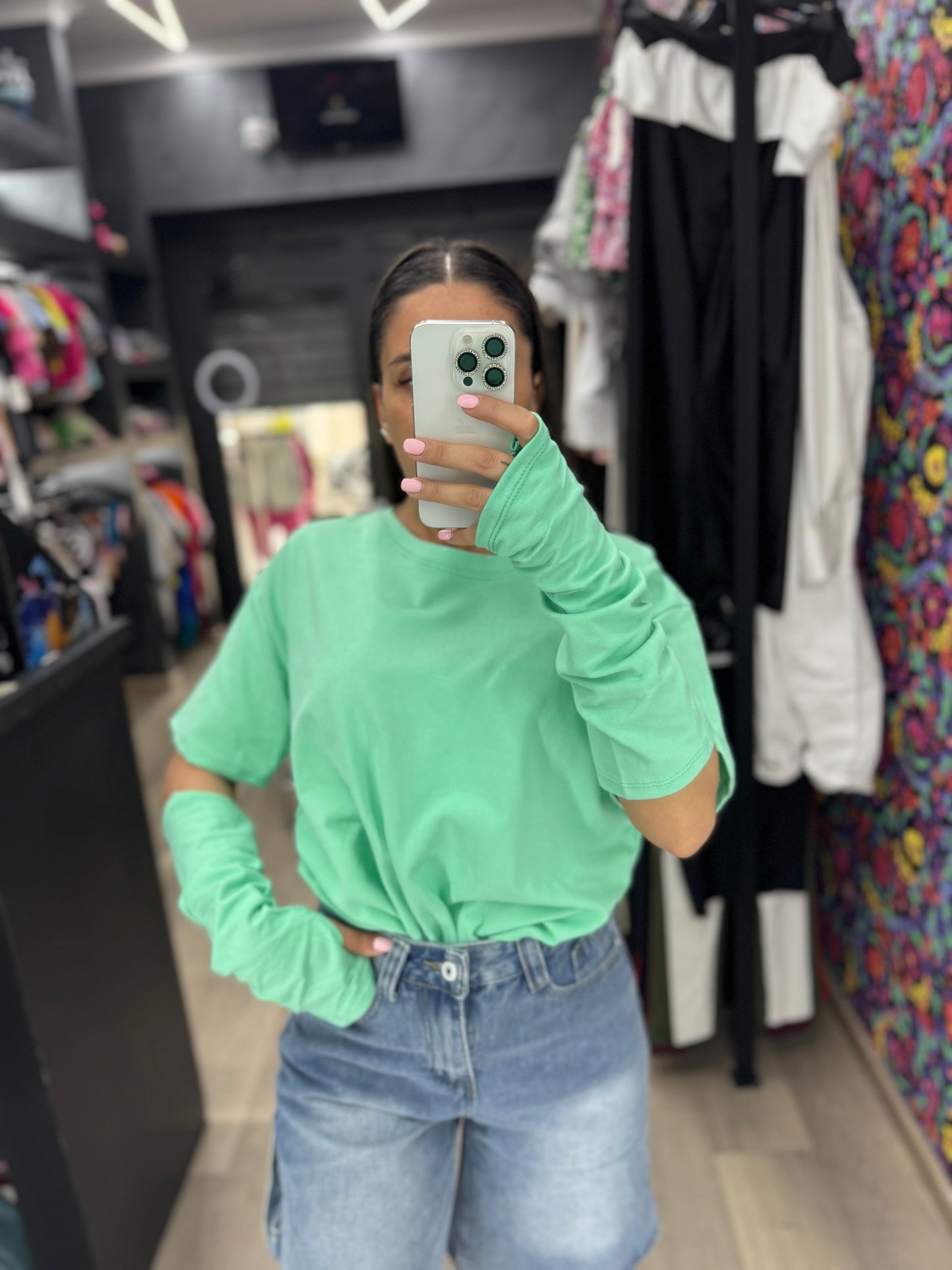 Maxi maglia manicotti 166