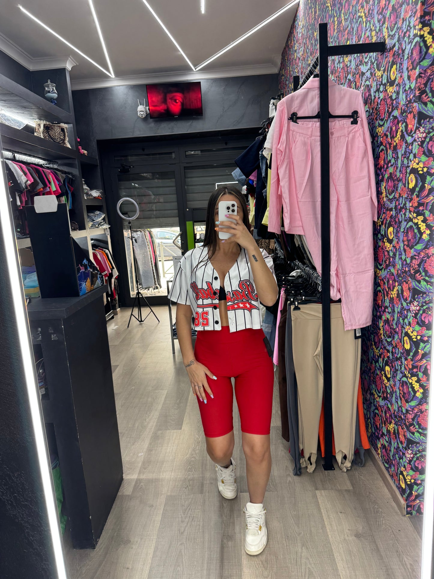 Ciclista rosso