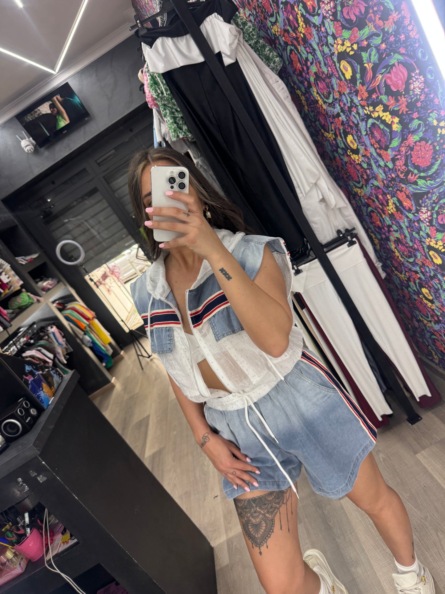 Coordinato velato diamond 321