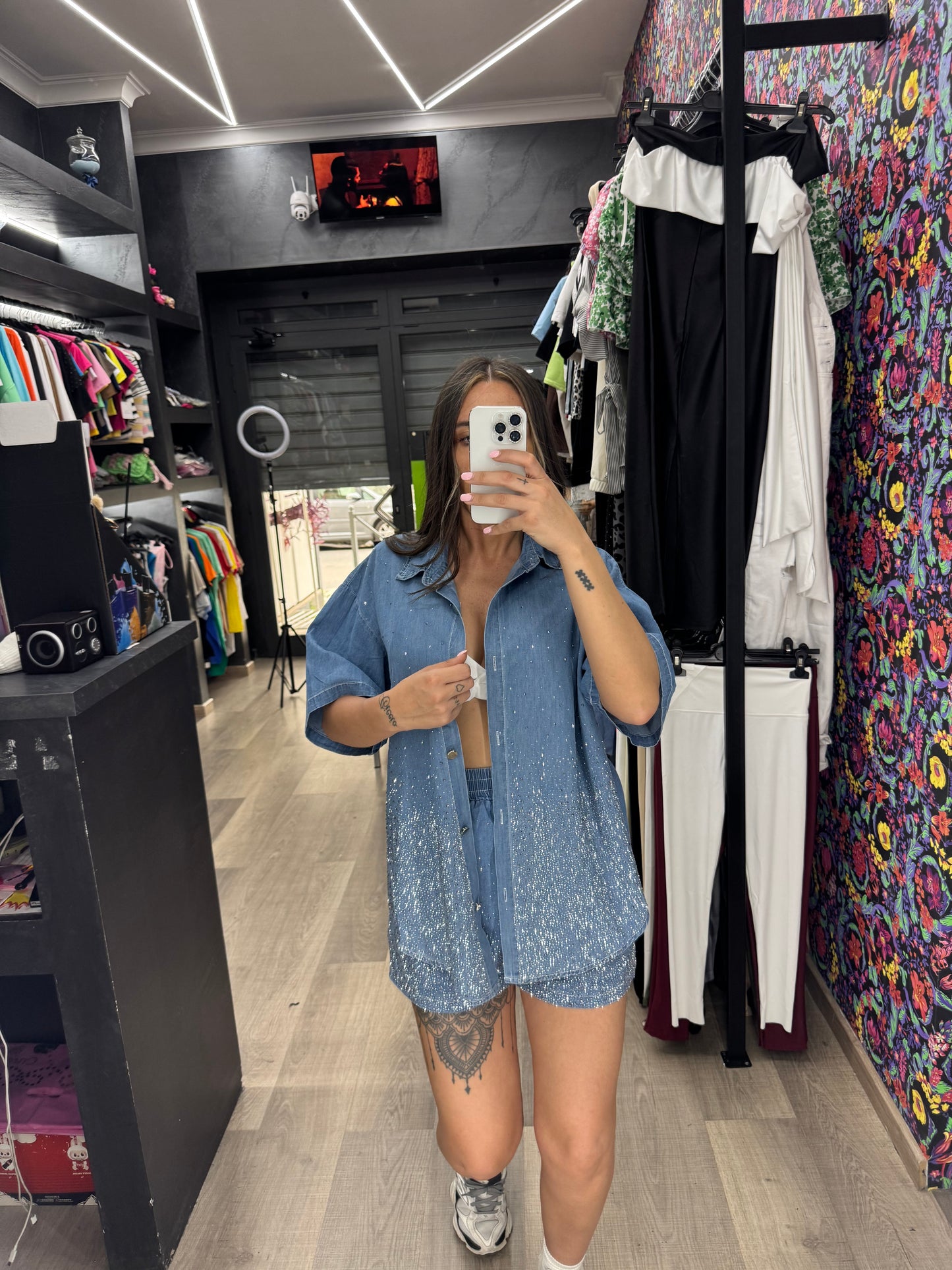 Coordinato brillantinato 302