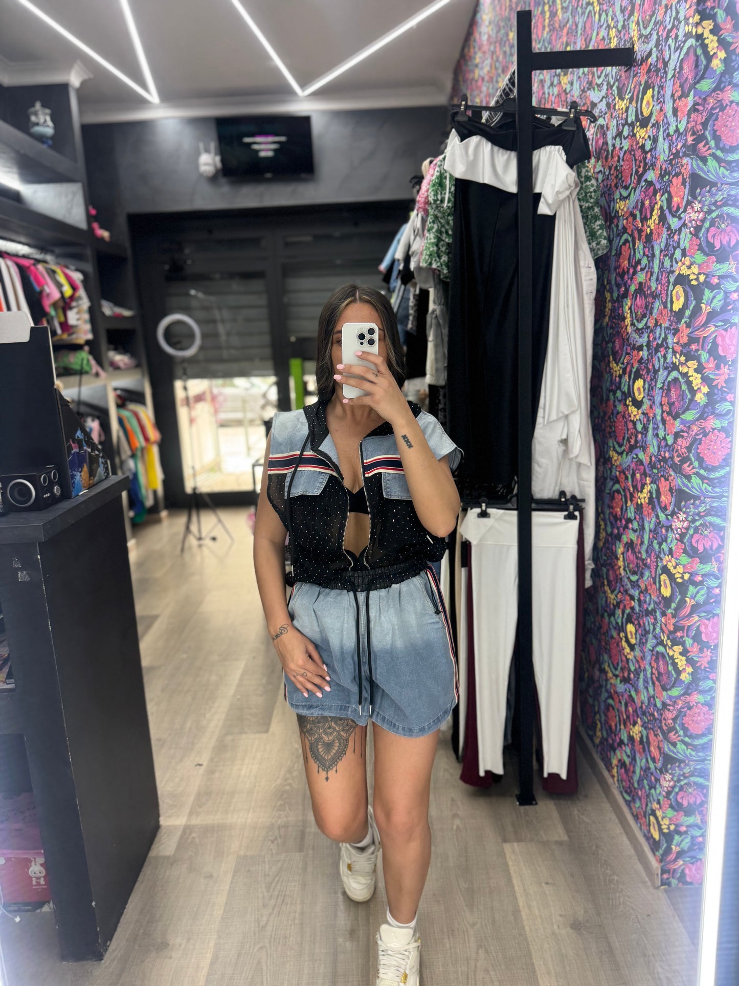 Coordinato velato diamond 322