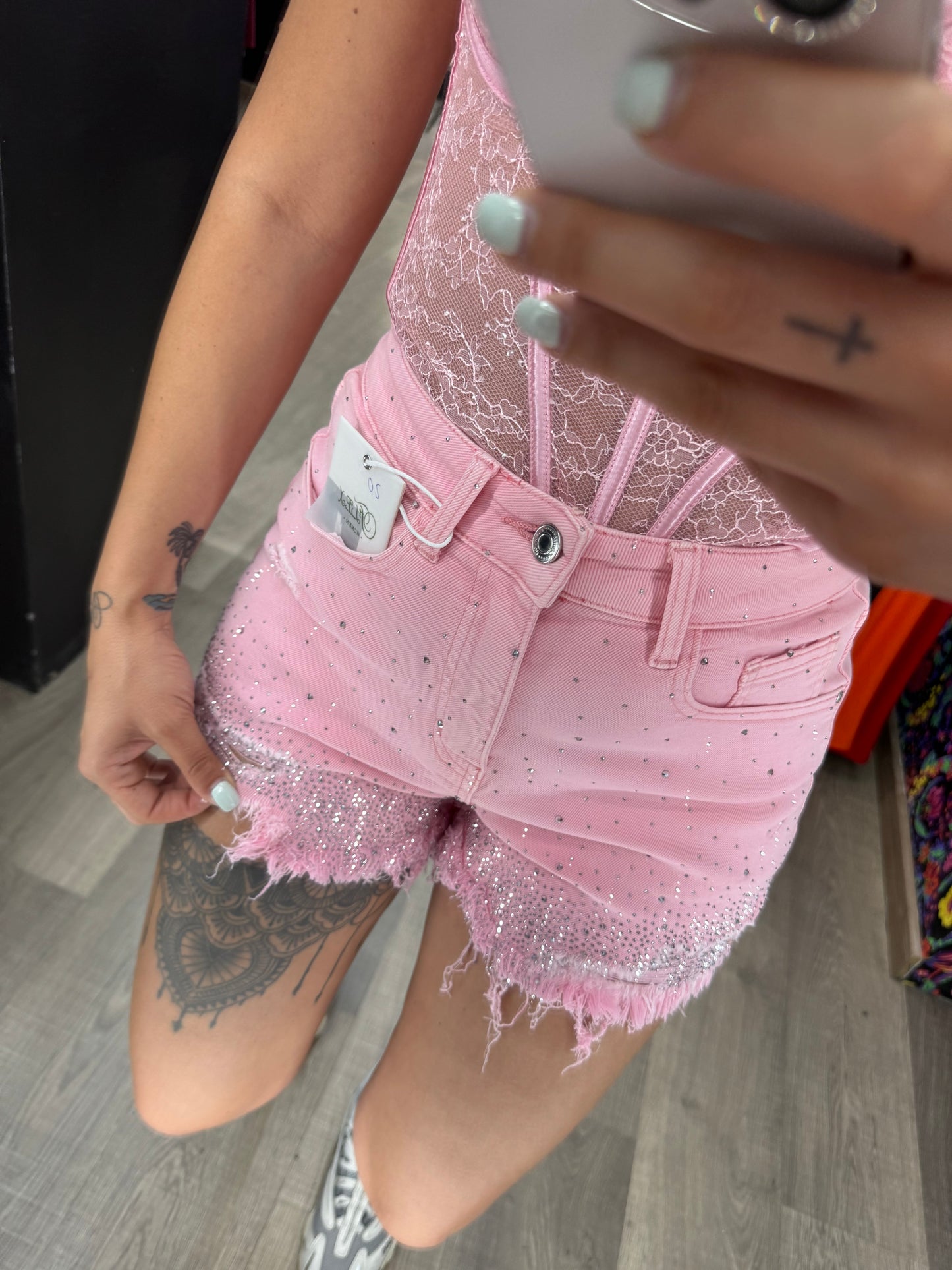 Shorts diamond pink 561