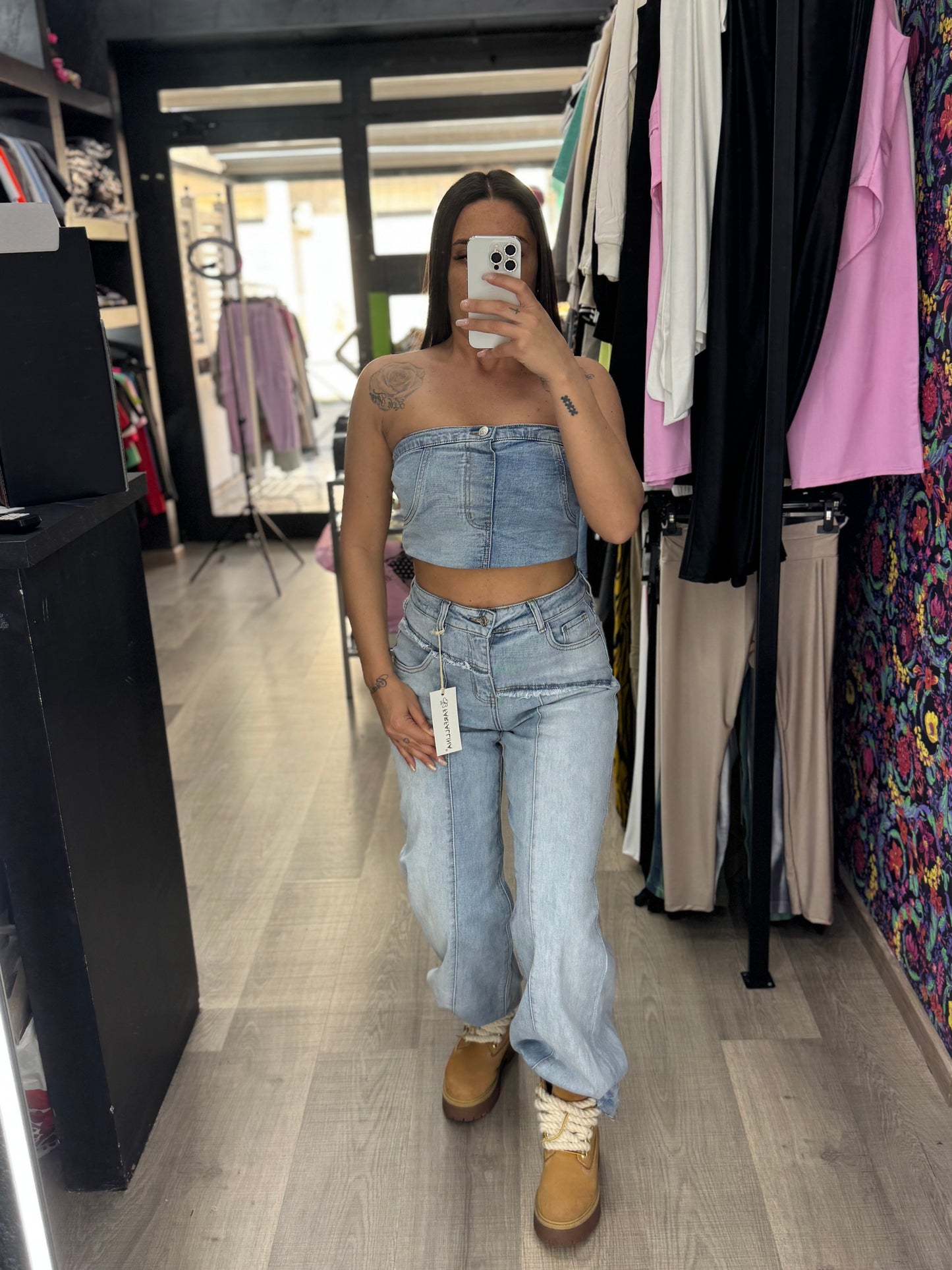 Coordinato in denim 41