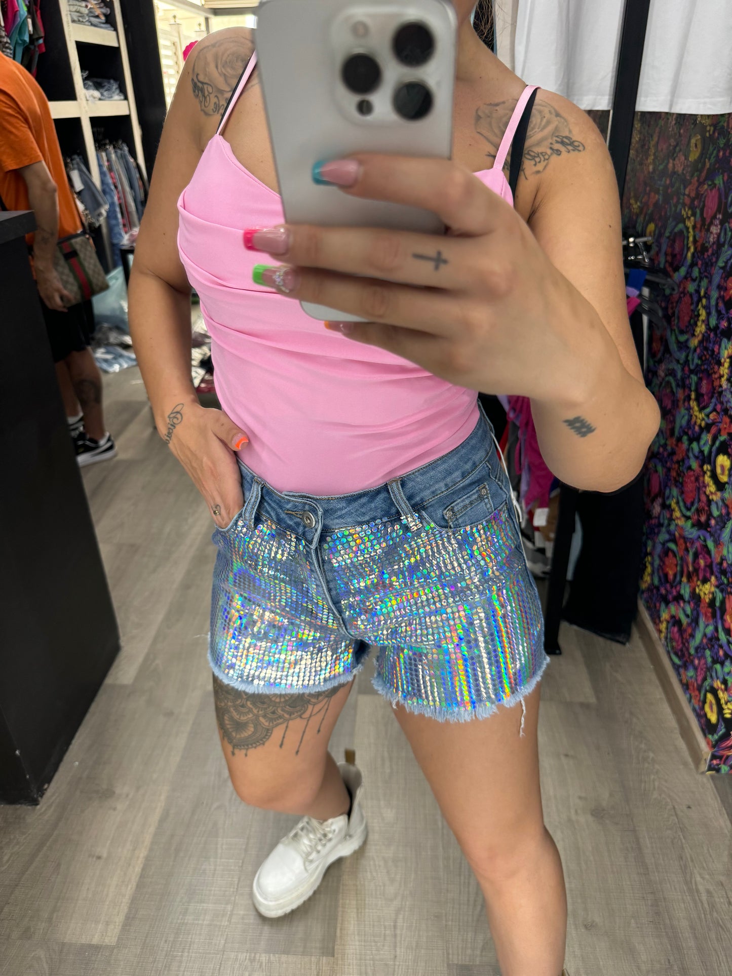 Shorts arcobaleno 190