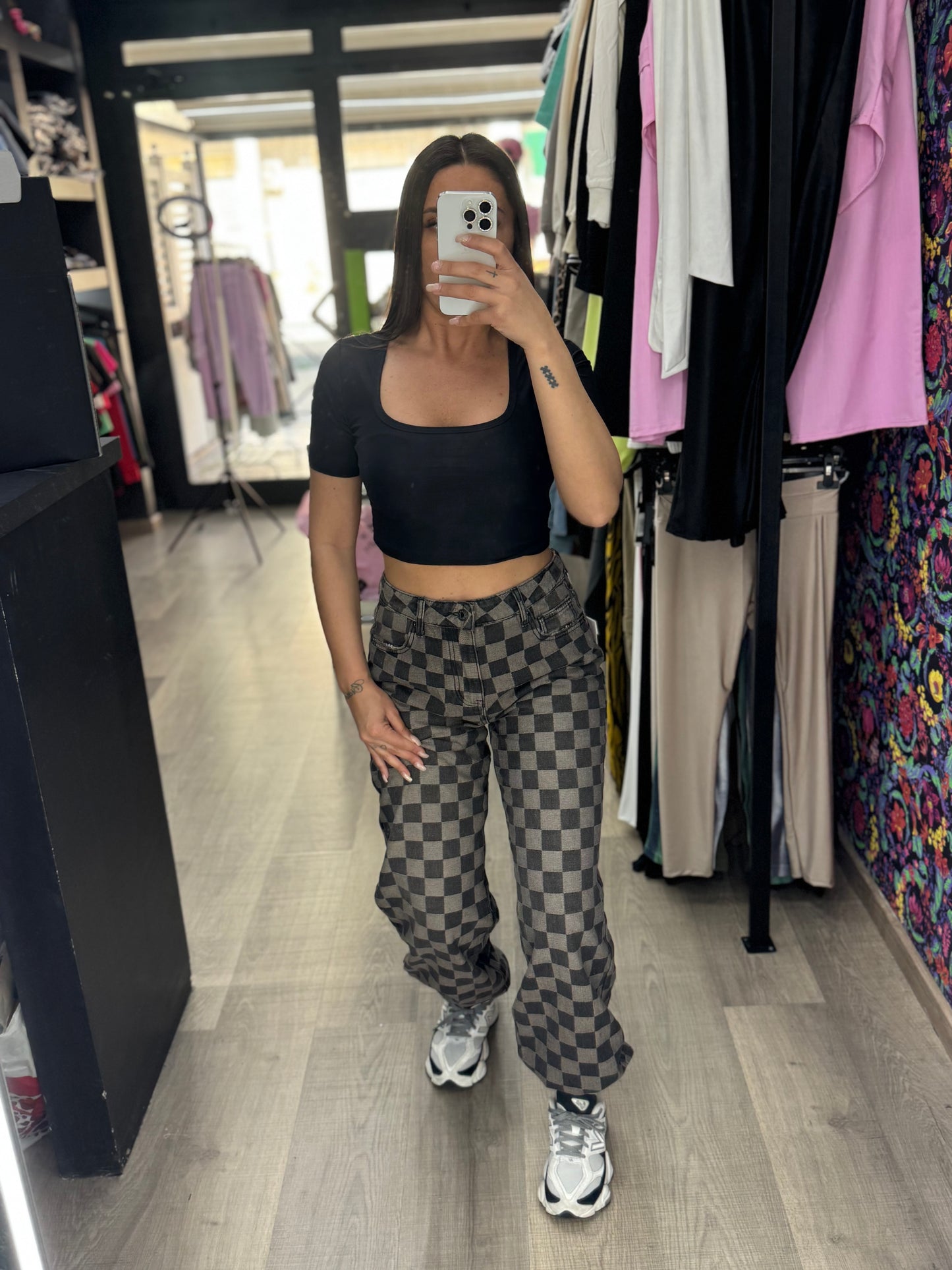 Jeans scacchi 69