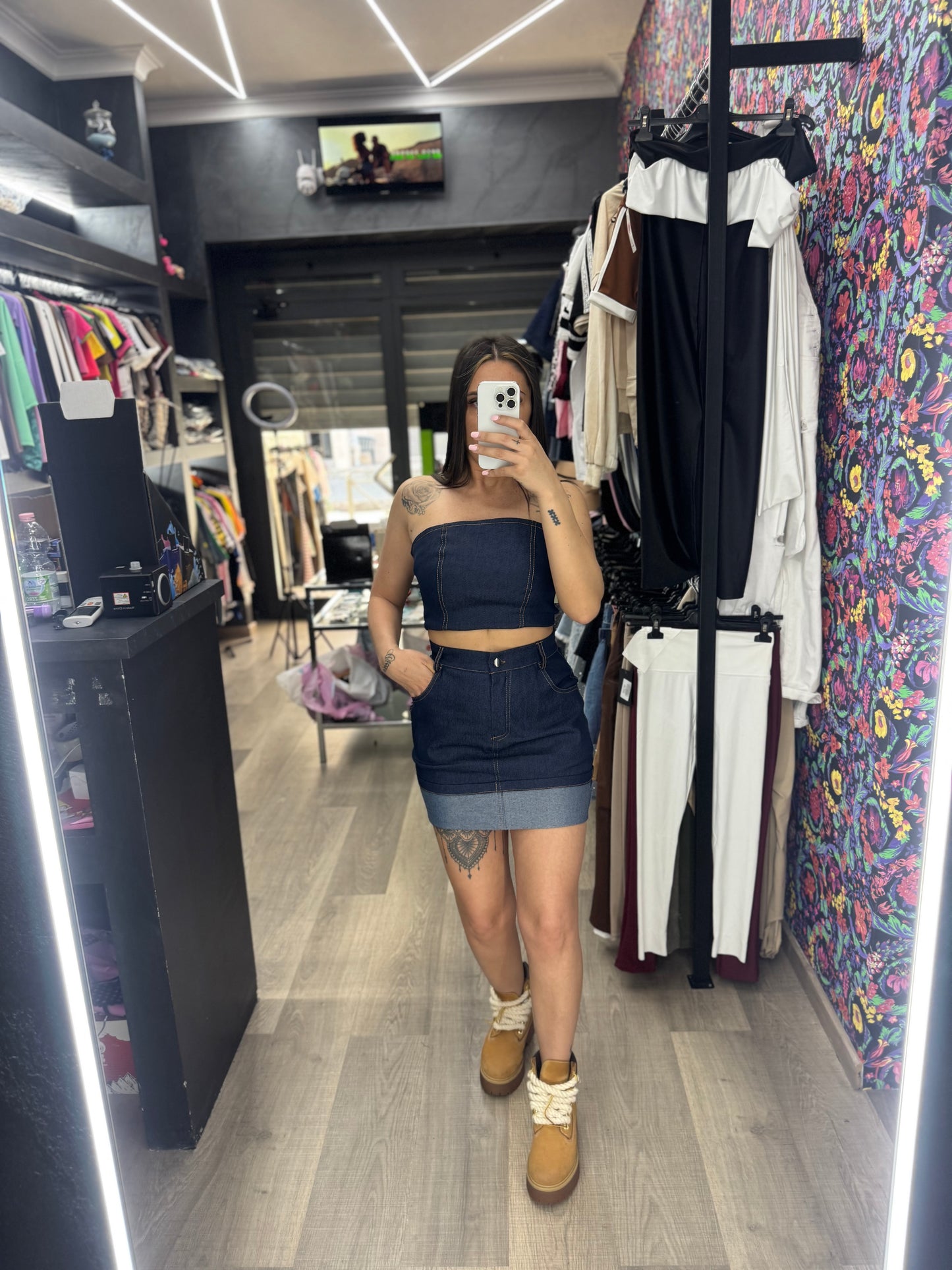 Coordinato gonna e top 362
