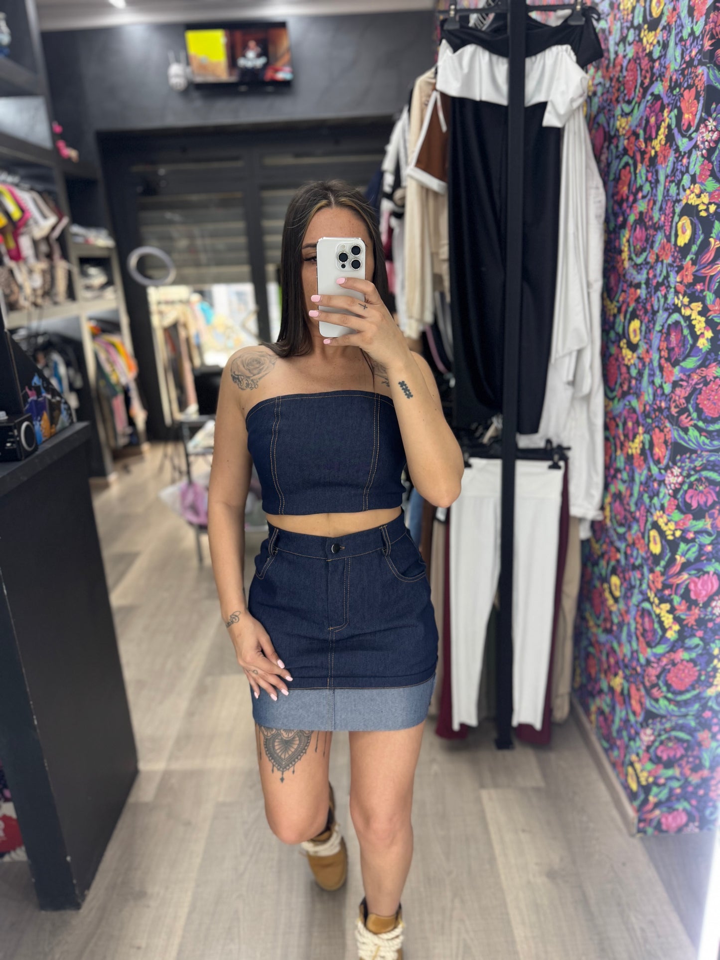 Coordinato gonna e top 362