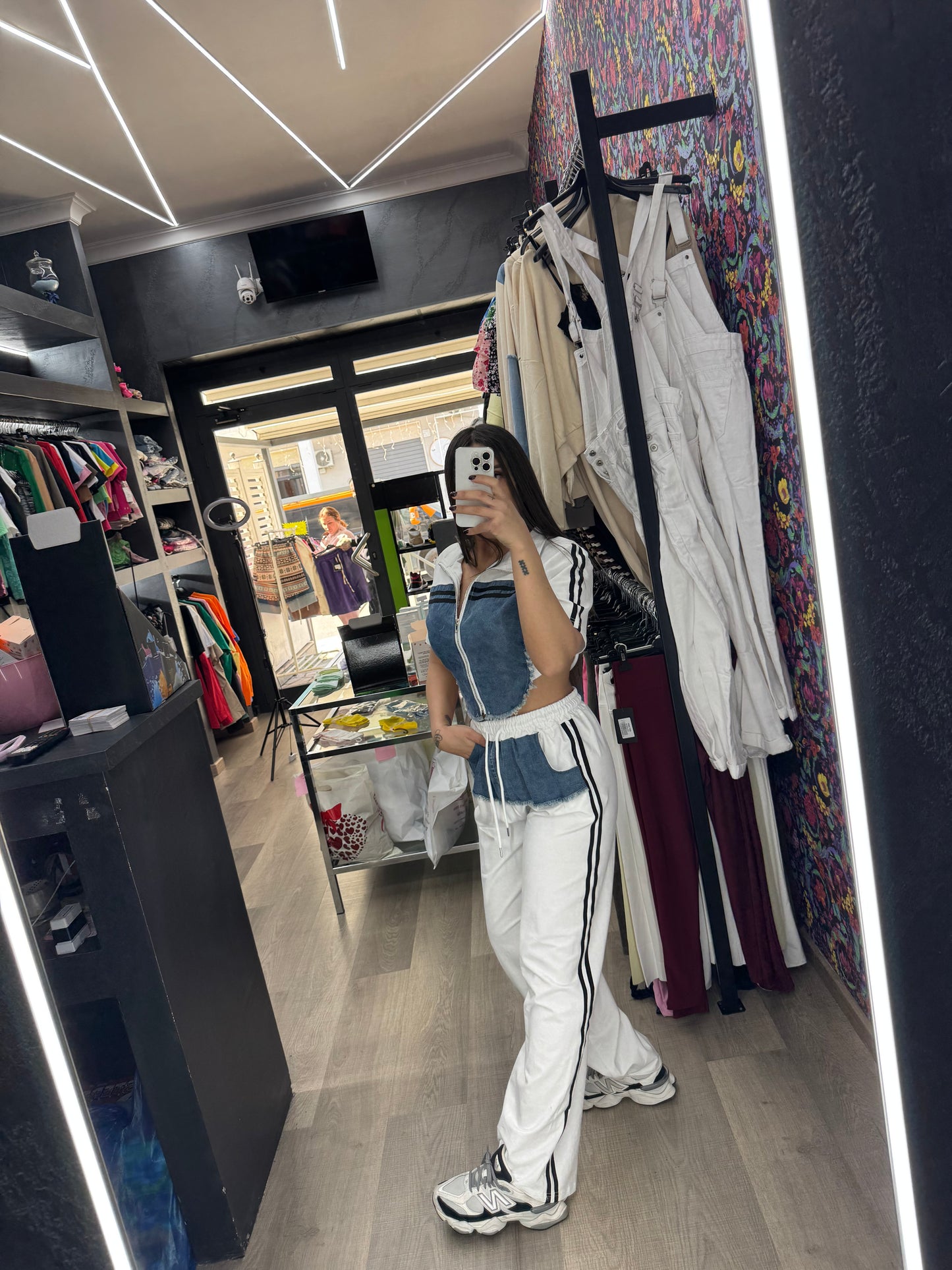 Coordinato vintage bianco. 178