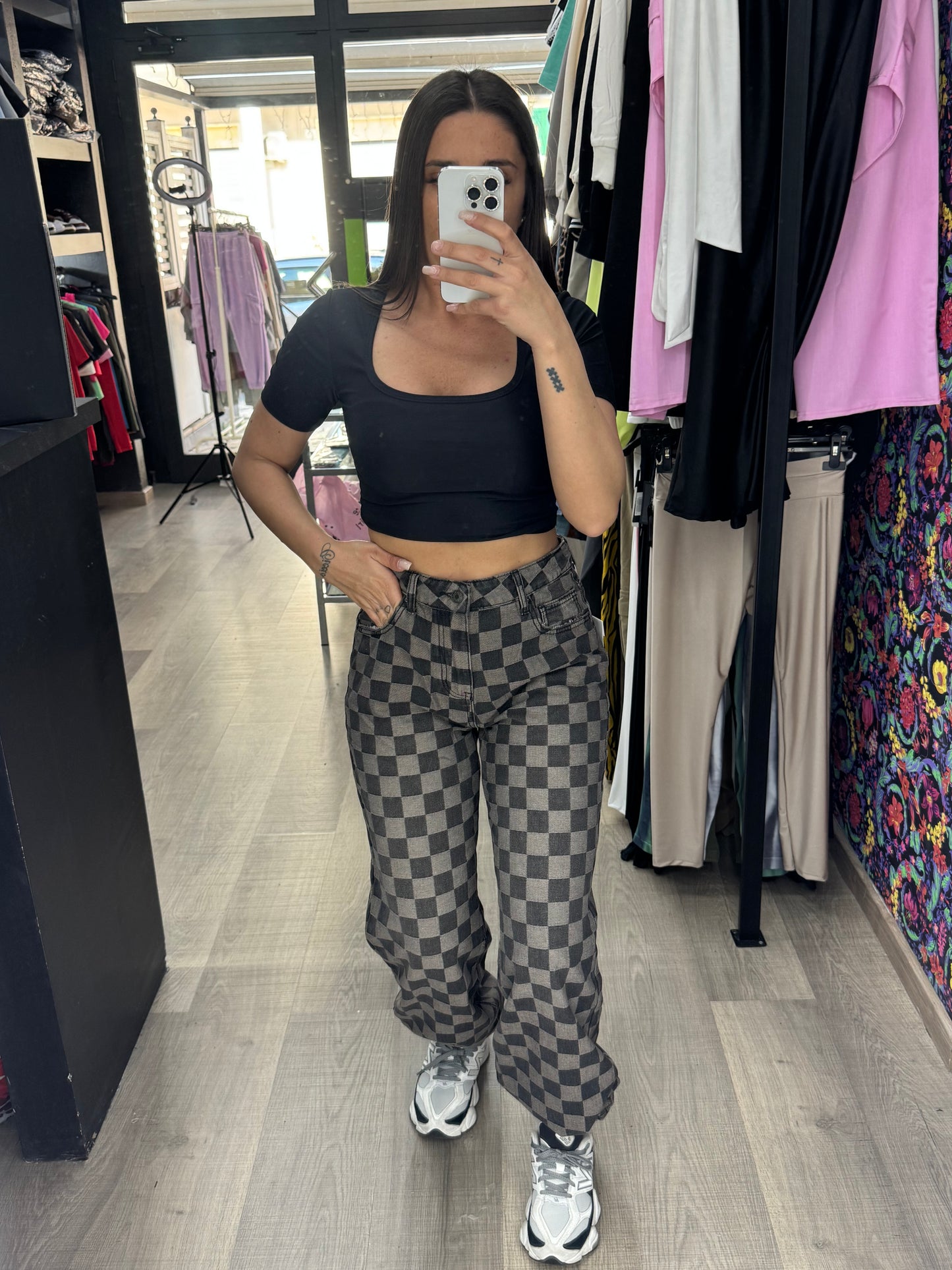 Jeans scacchi 69