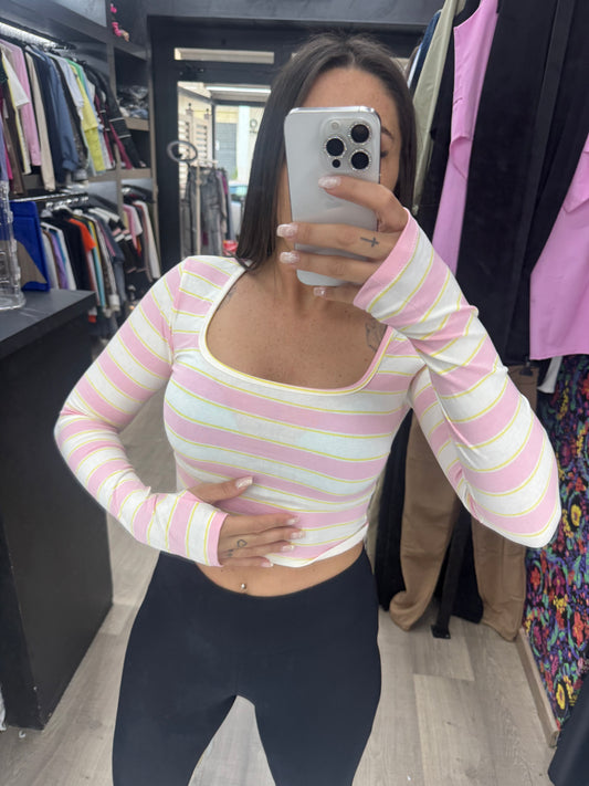 Top guanto righe 30