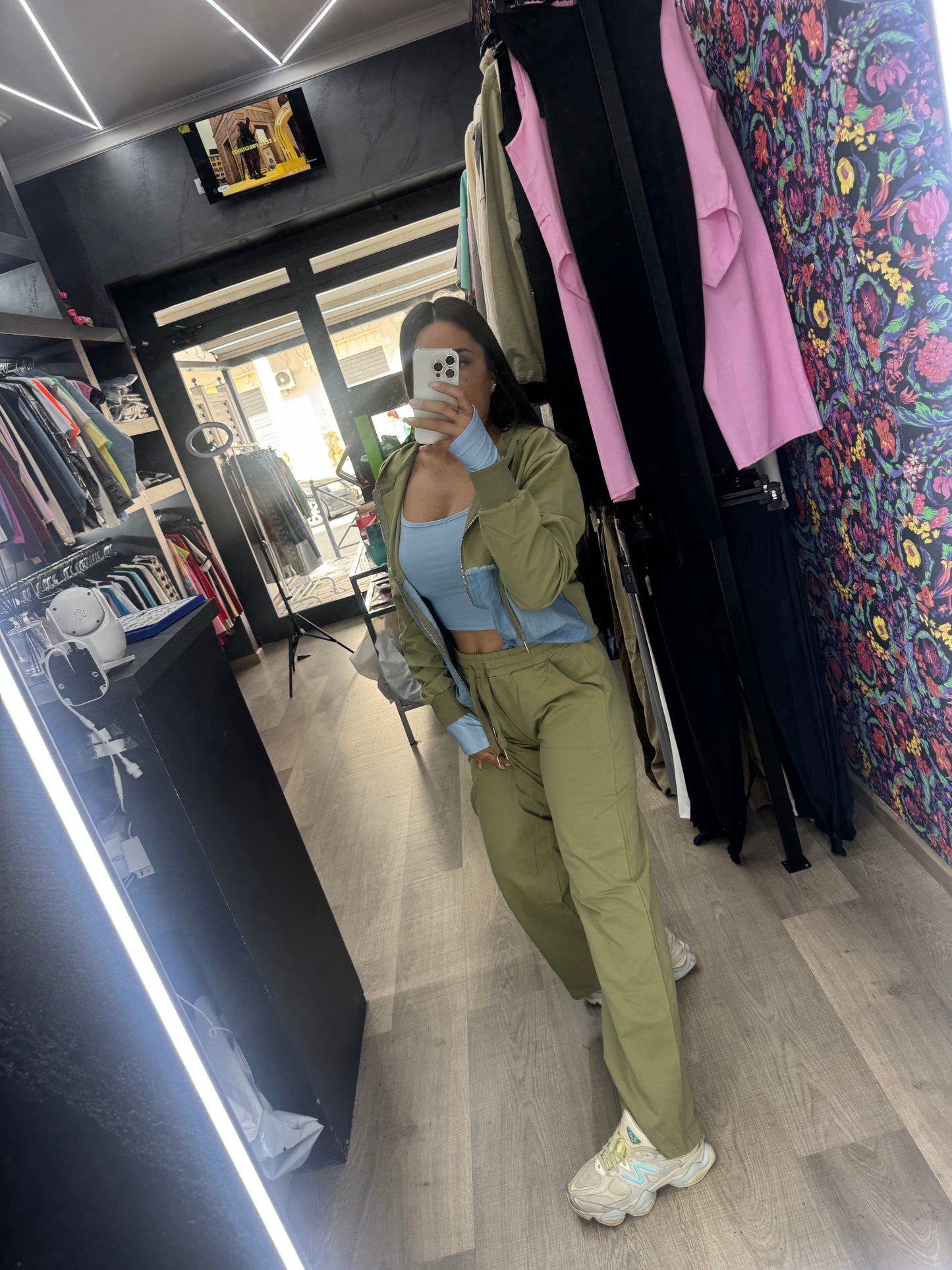 Tuta denim zip 71