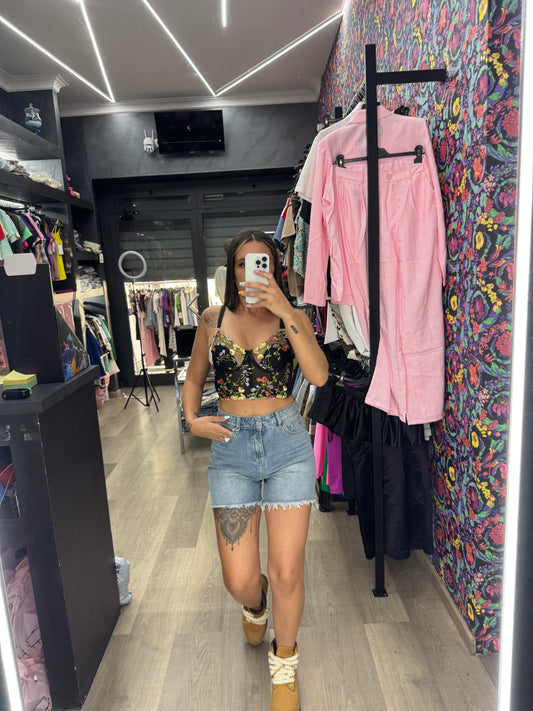 Shorts dettaglio tasca diamond 822