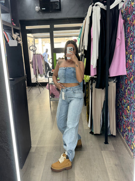 Coordinato in denim 41