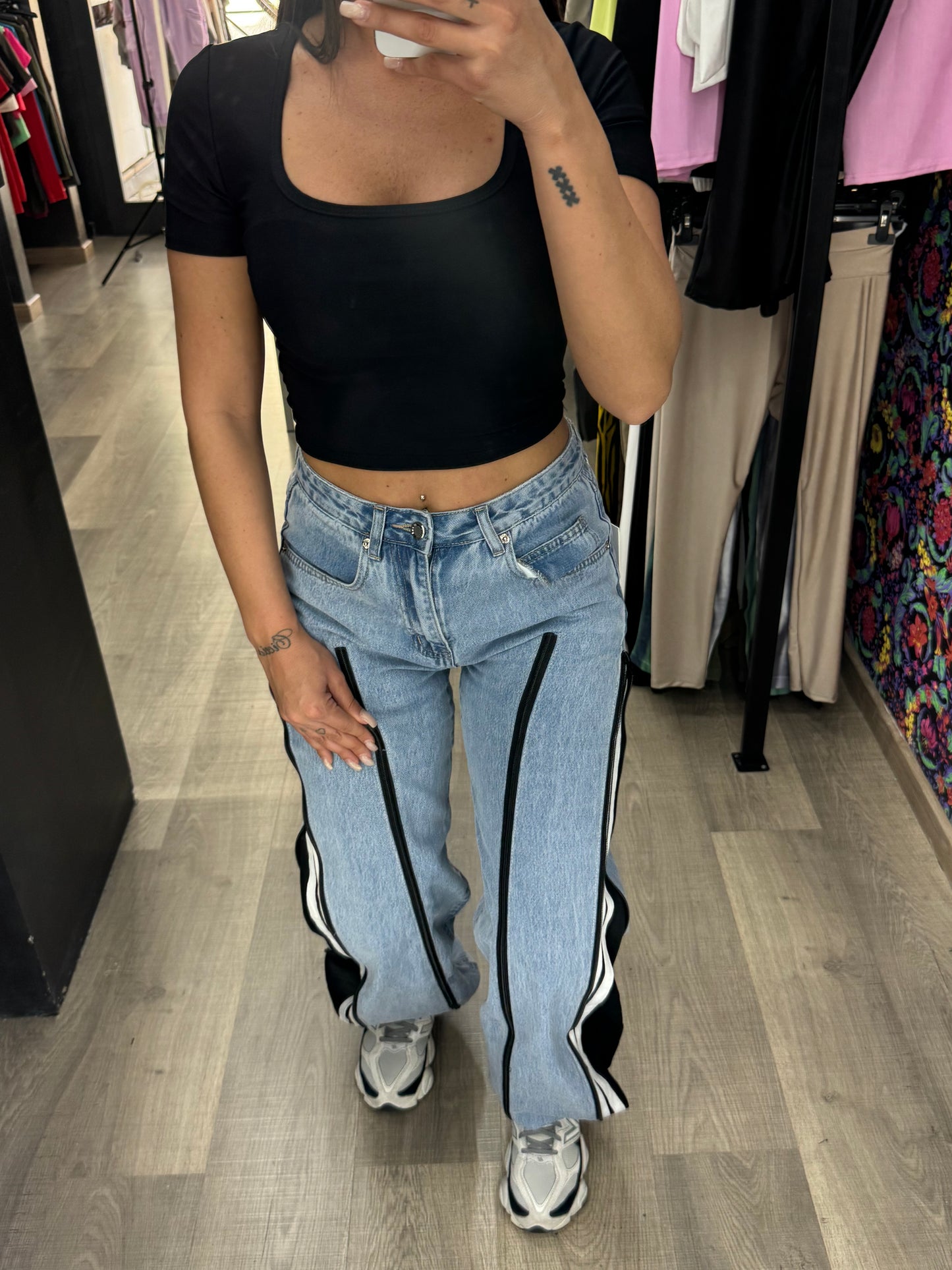 Jeans zip 100