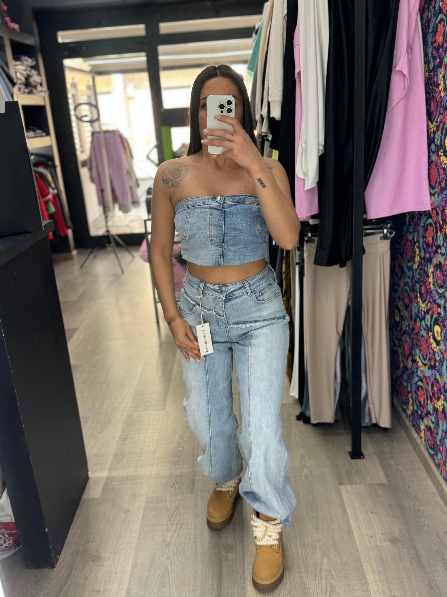 Coordinato in denim 41