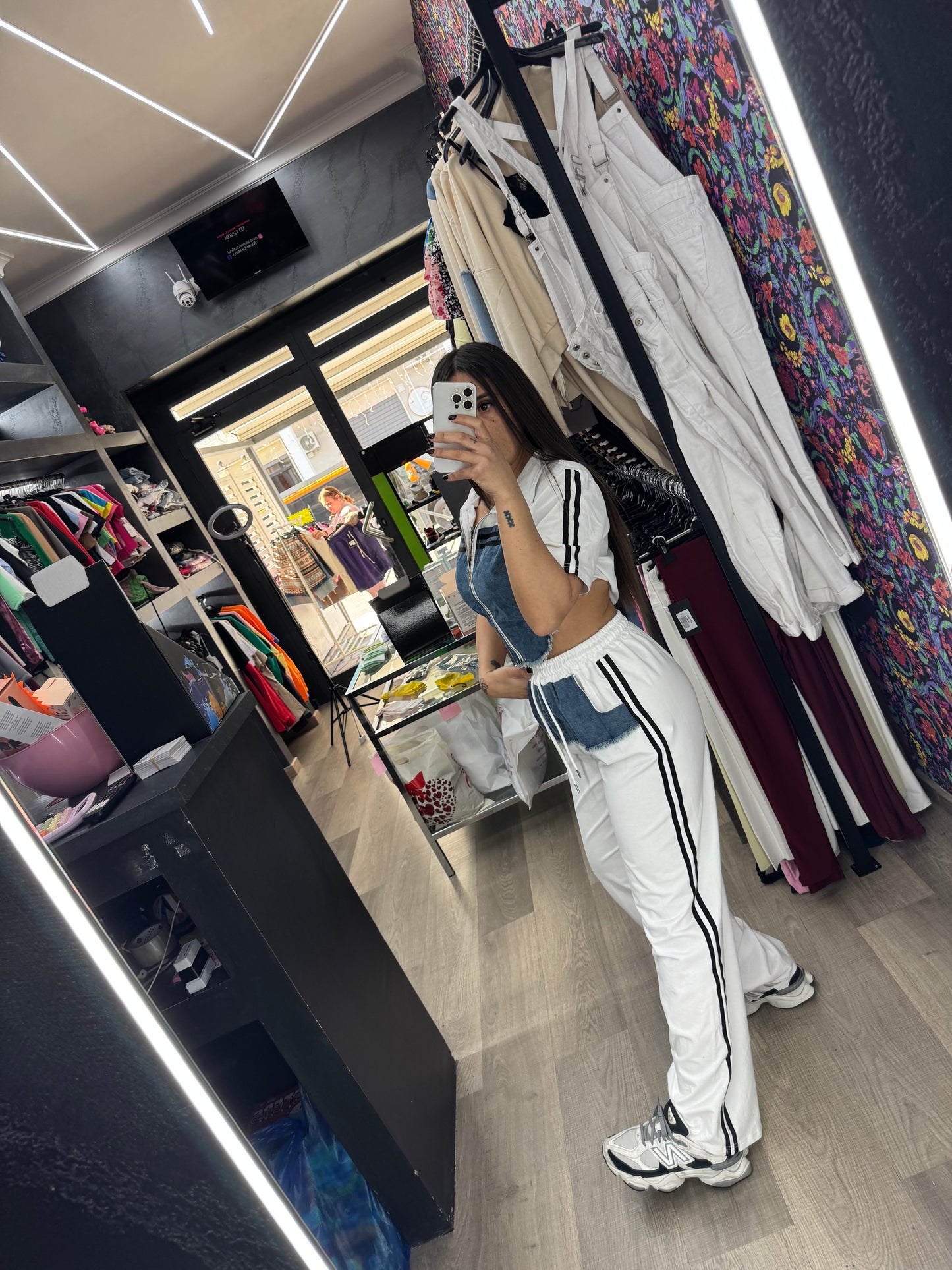 Coordinato vintage bianco. 178
