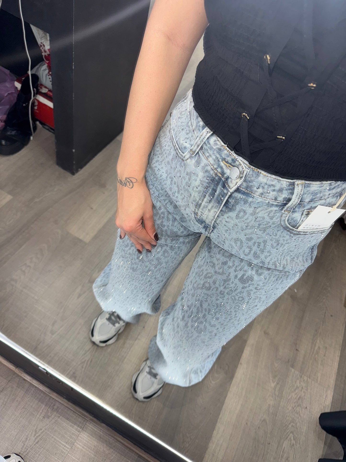 Jeans ballon carpenter maculato 197