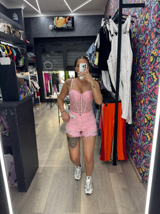 Shorts diamond pink 561
