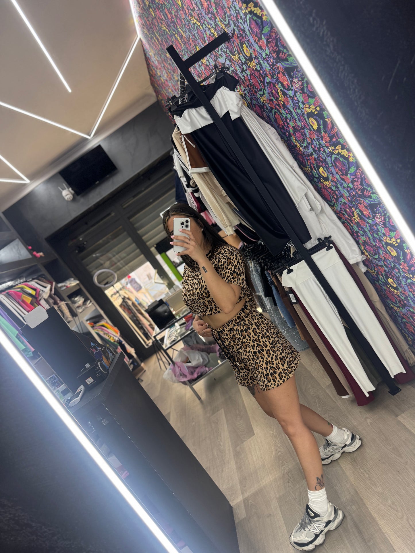 Coordinato diamond leopard 351