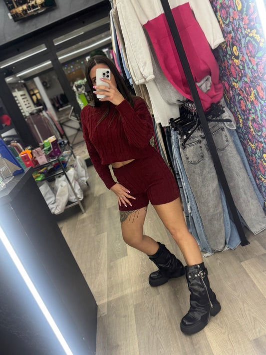 Coordinato lola bordeaux