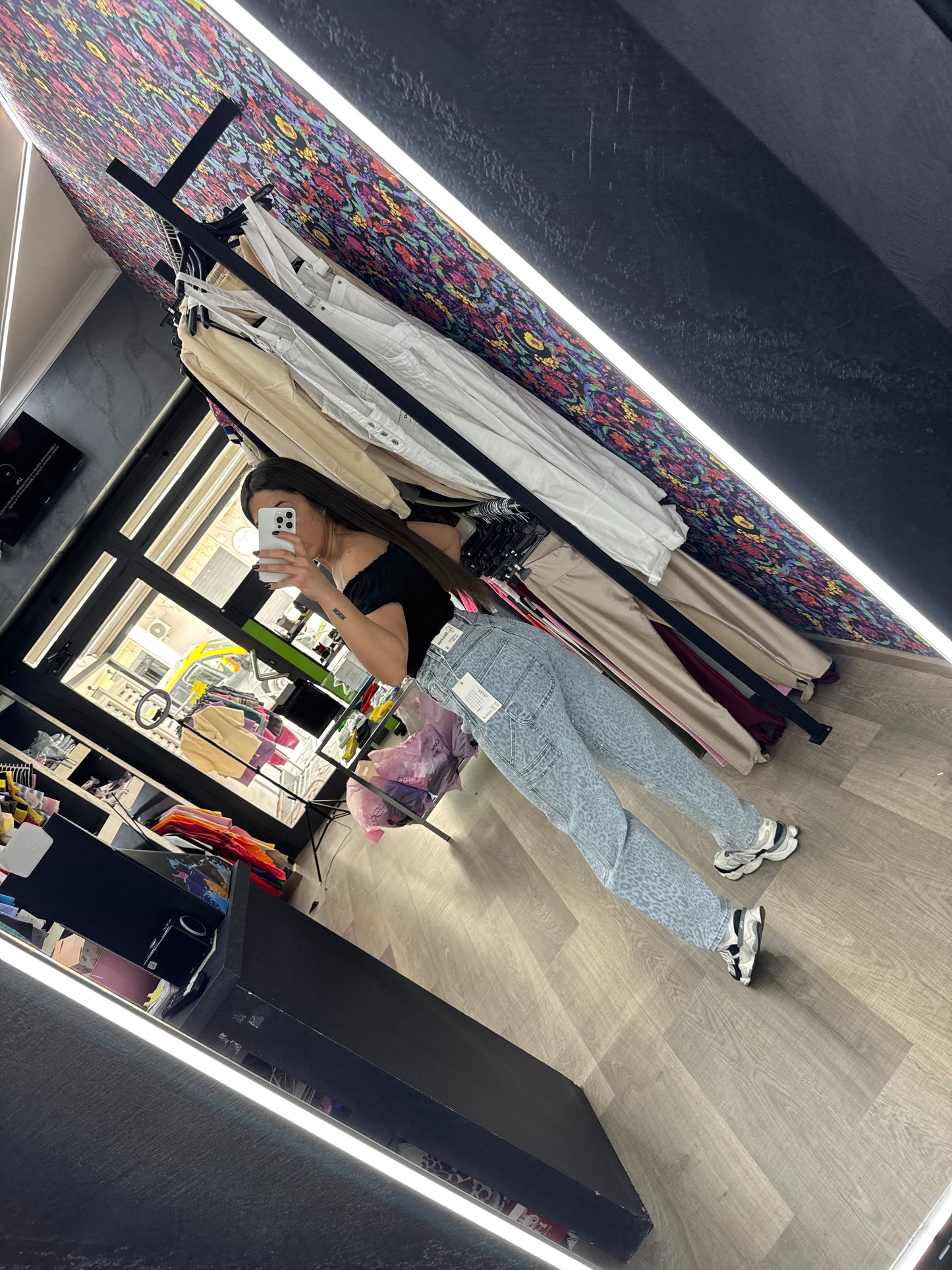 Jeans ballon carpenter maculato 197