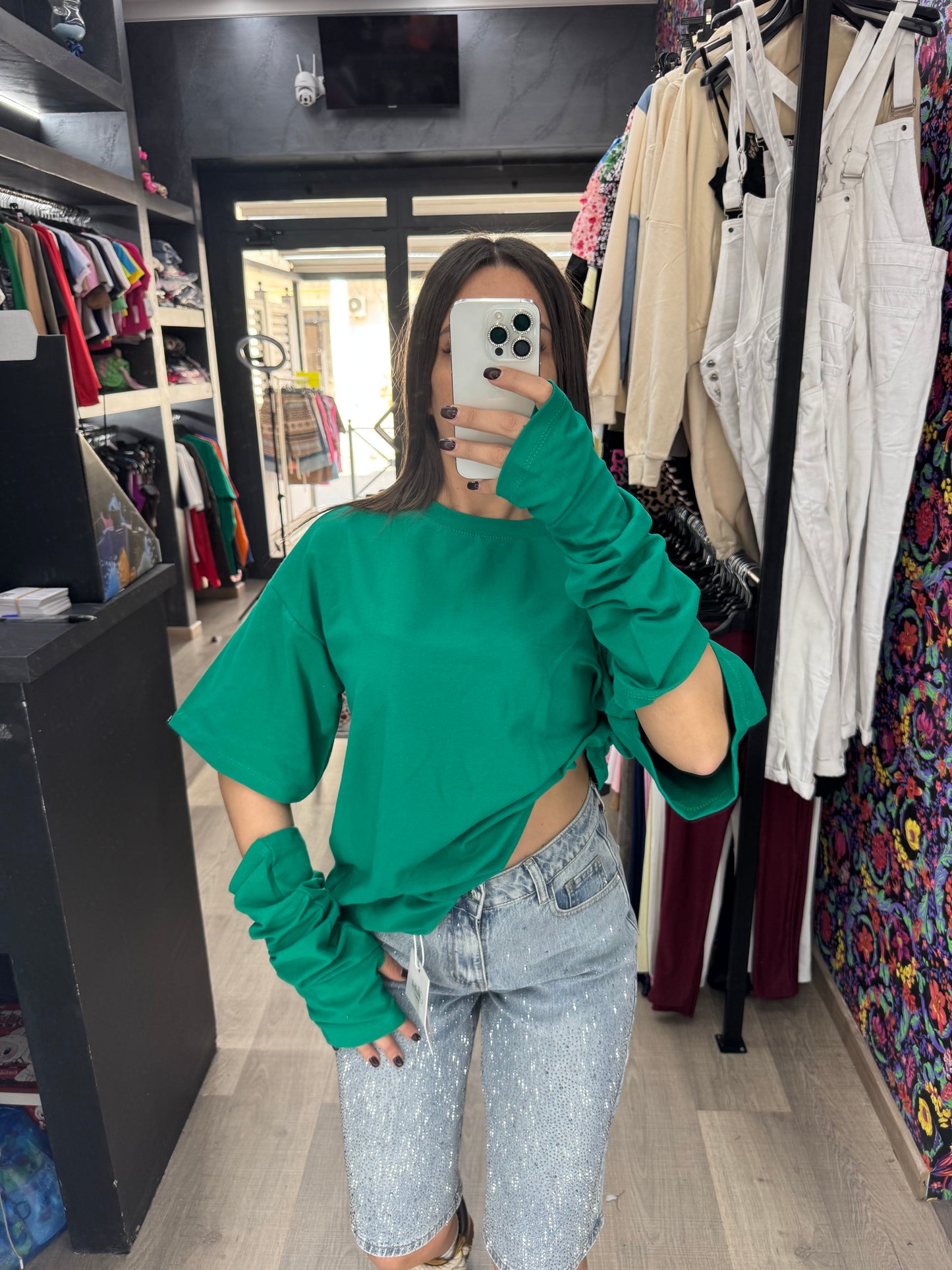 Maxi maglia manicotti 220
