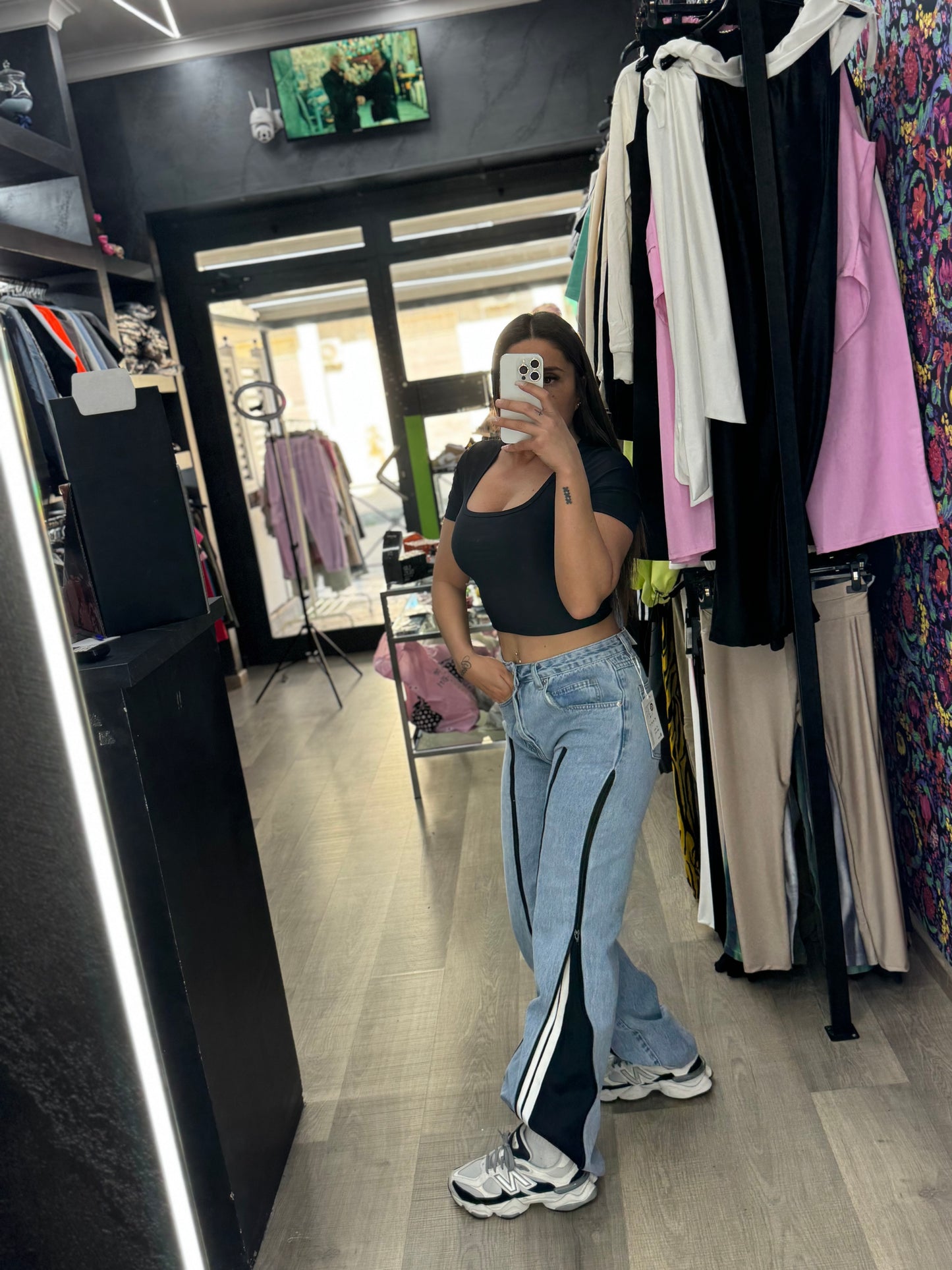 Jeans zip 100
